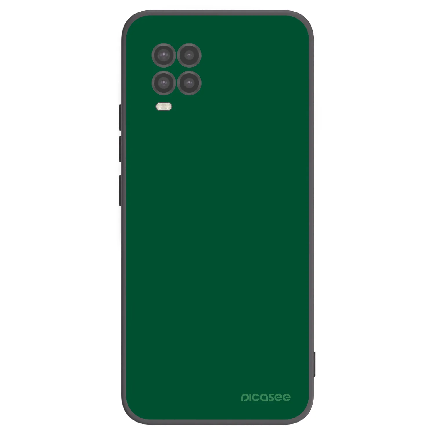 Picasee silikónový čierny obal pre Xiaomi Mi 10 Lite - Green Gleam