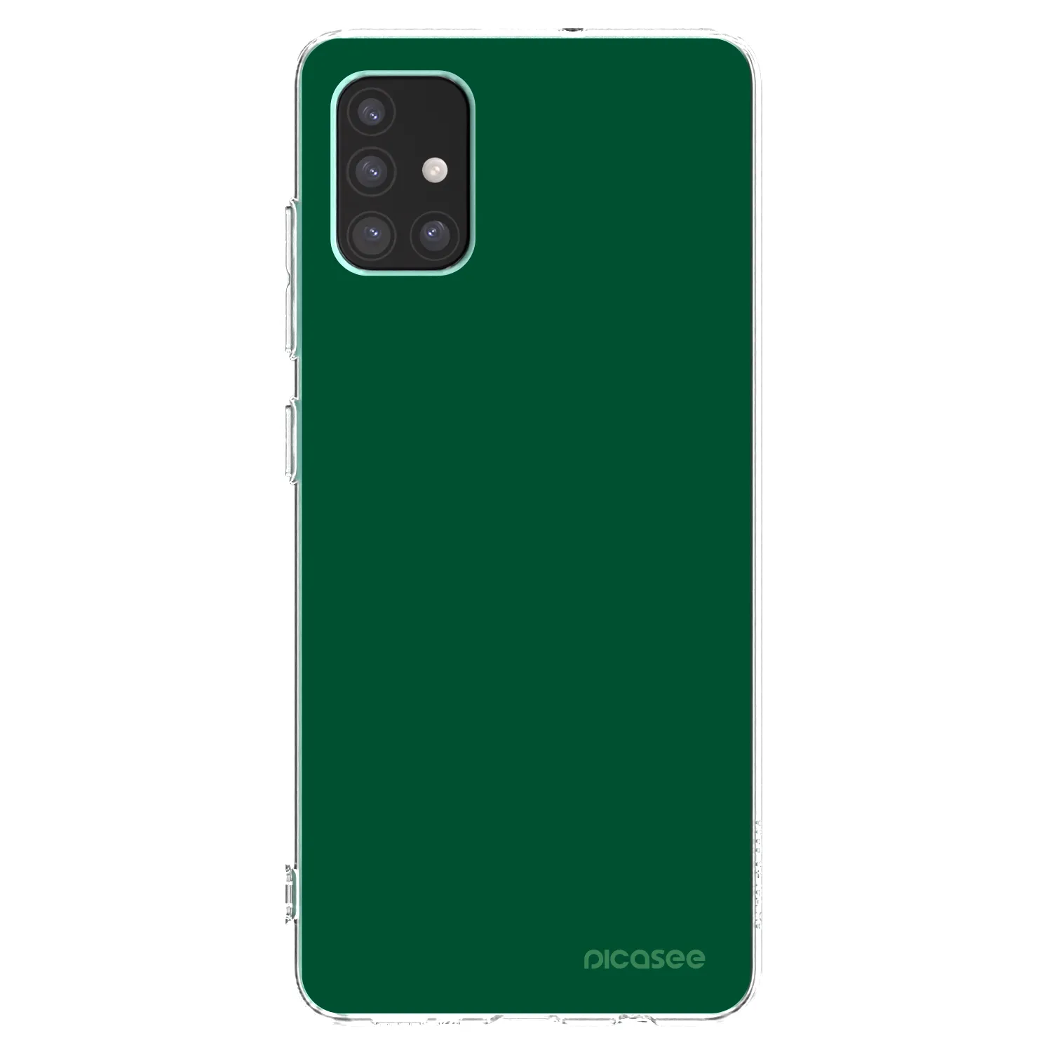 Picasee silikónový prehľadný obal pre Samsung Galaxy M51 M515F - Green Gleam
