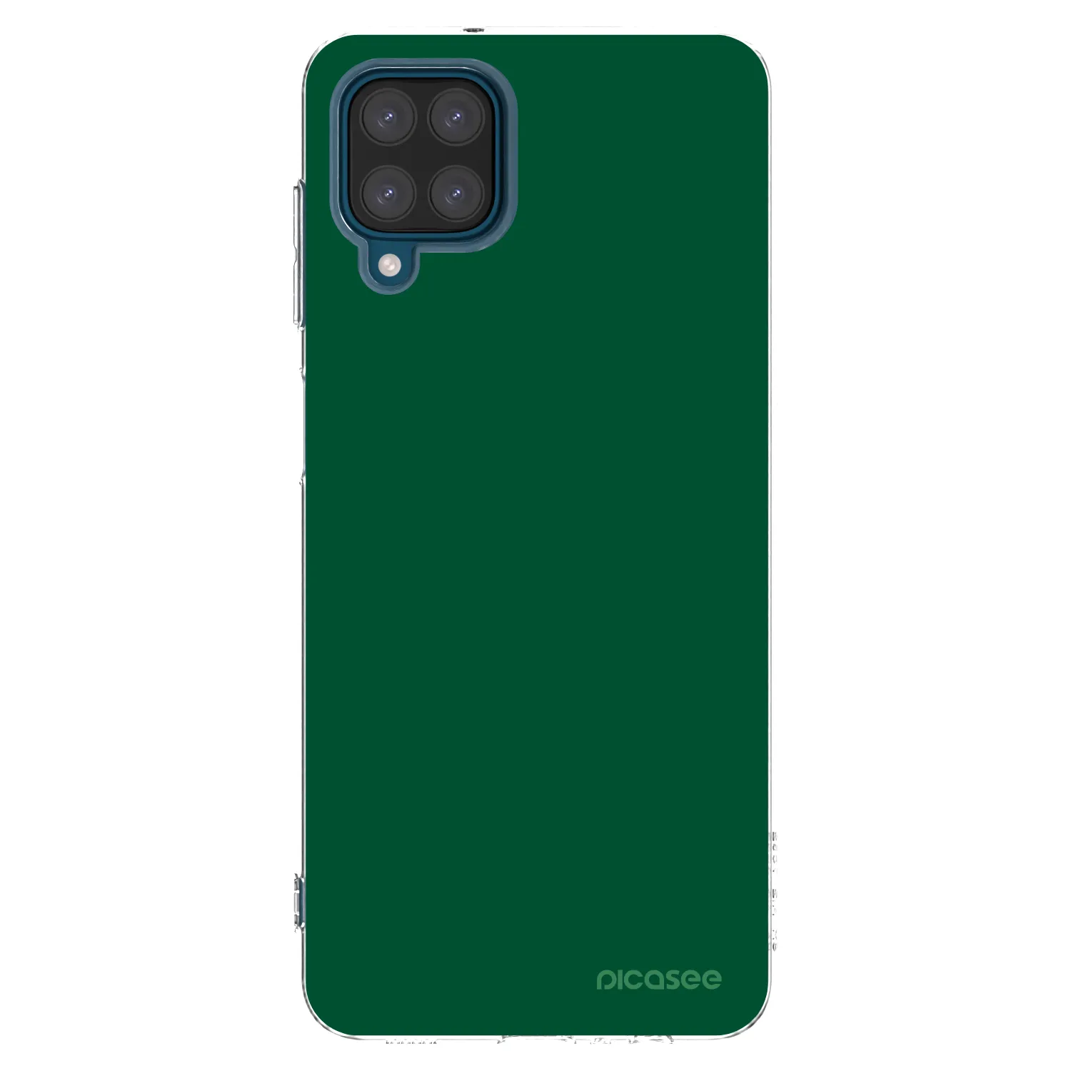 Picasee silikónový prehľadný obal pre Samsung Galaxy A12 A125F - Green Gleam
