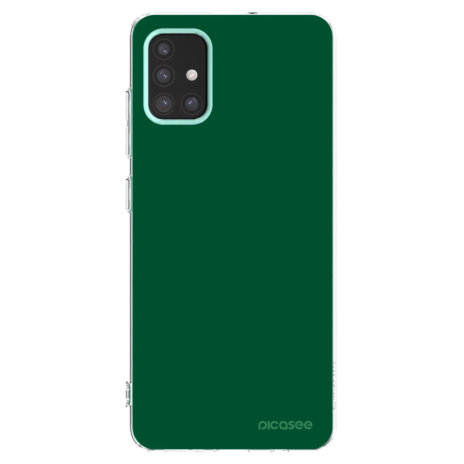 Picasee silikónový prehľadný obal pre Samsung Galaxy M31s - Green Gleam