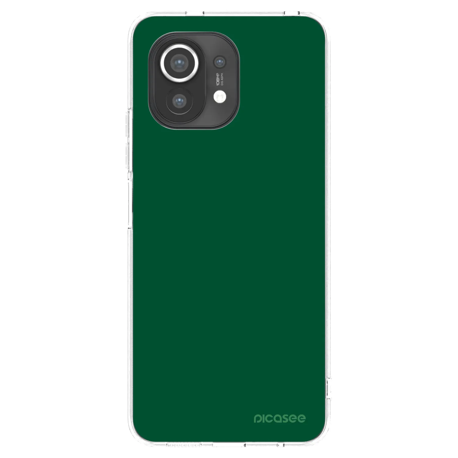 Picasee silikónový prehľadný obal pre Xiaomi Mi 11 - Green Gleam