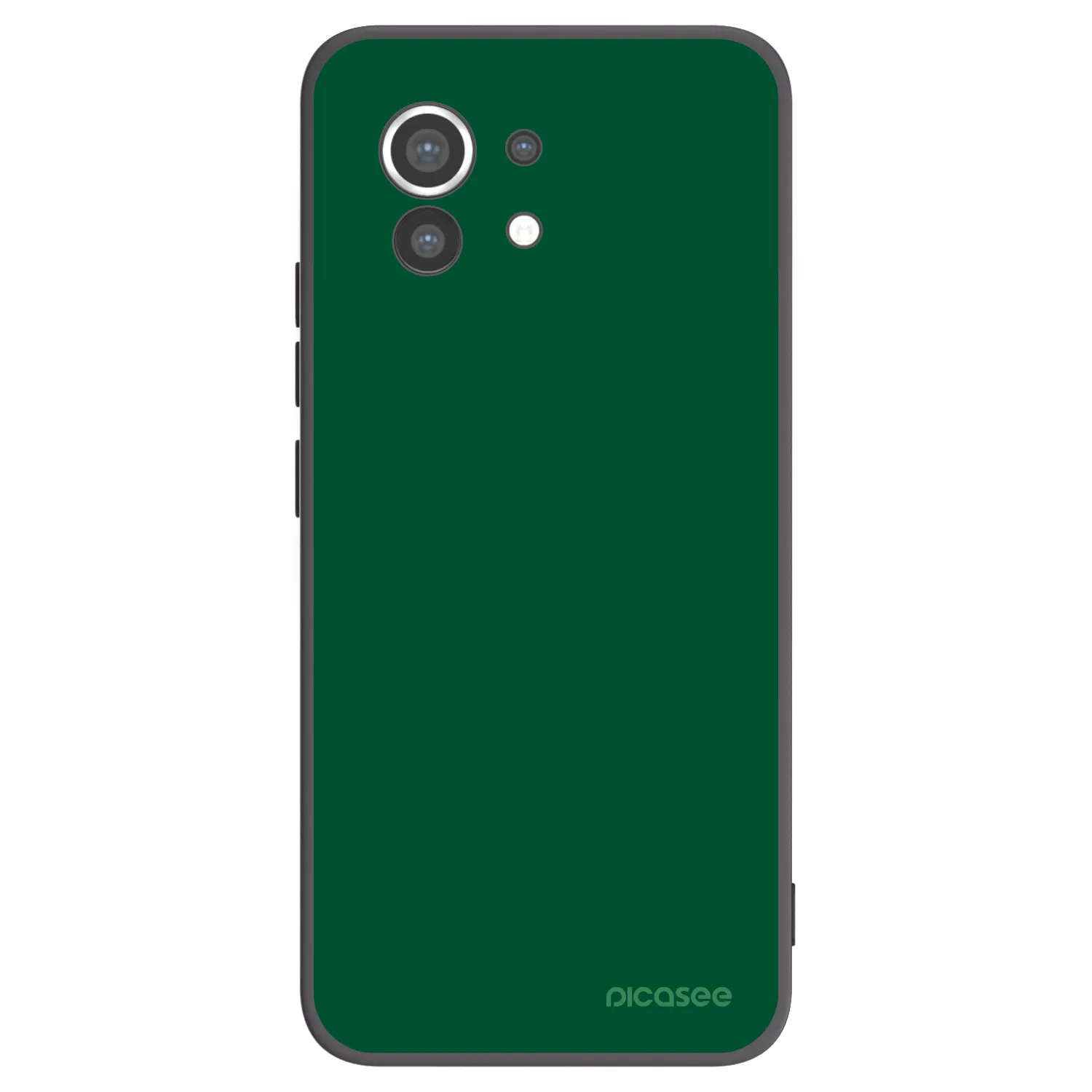 Picasee silikónový čierny obal pre Xiaomi Mi 11 - Green Gleam