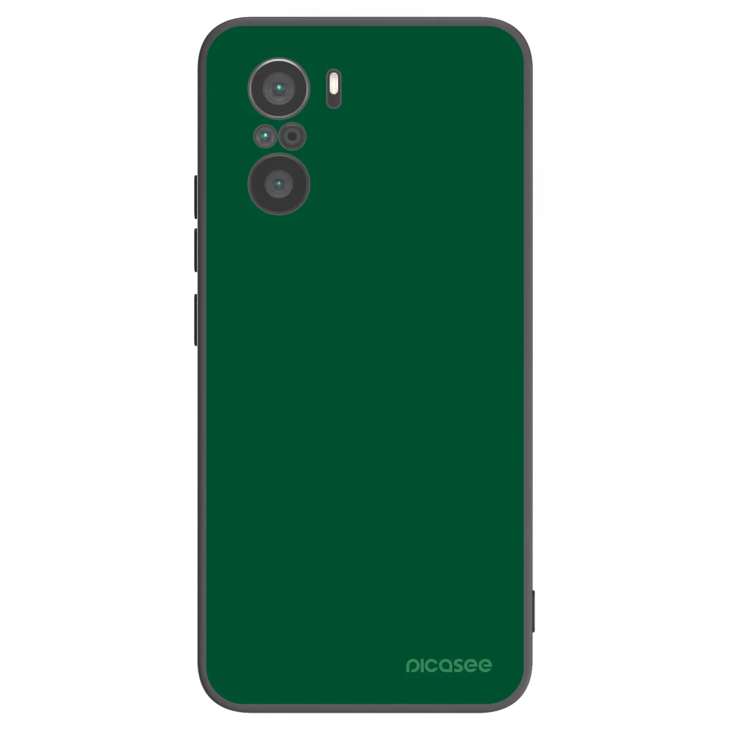Picasee silikónový čierny obal pre Xiaomi Poco F3 - Green Gleam