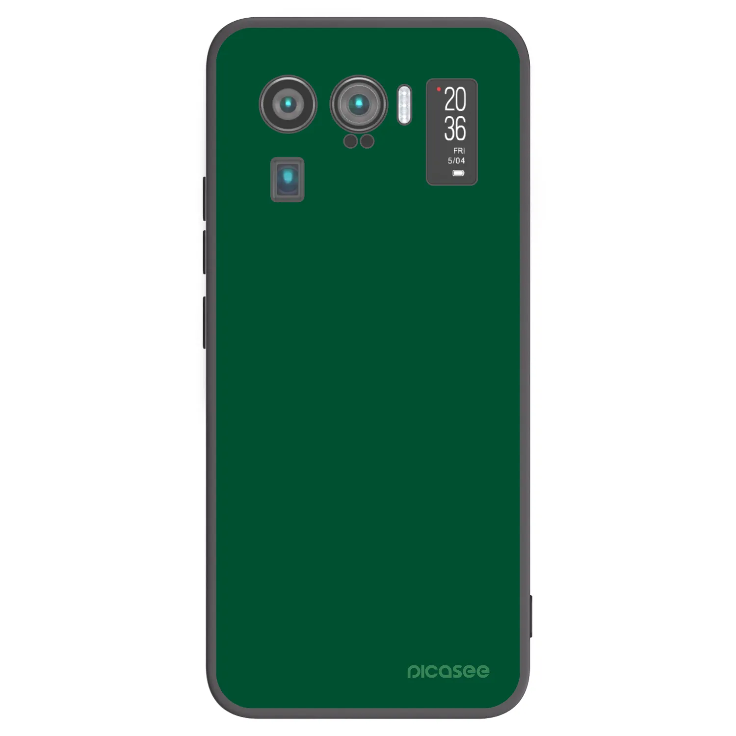 Picasee silikónový čierny obal pre Xiaomi Mi 11 Ultra - Green Gleam