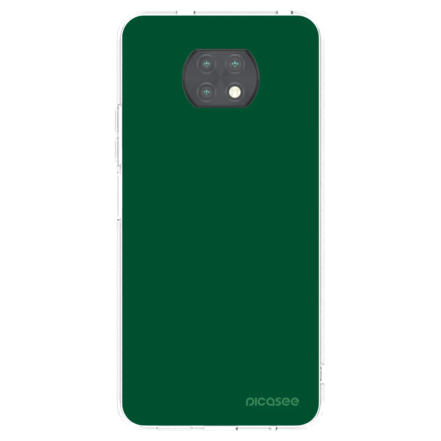 Picasee silikónový prehľadný obal pre Xiaomi Redmi Note 9T - Green Gleam