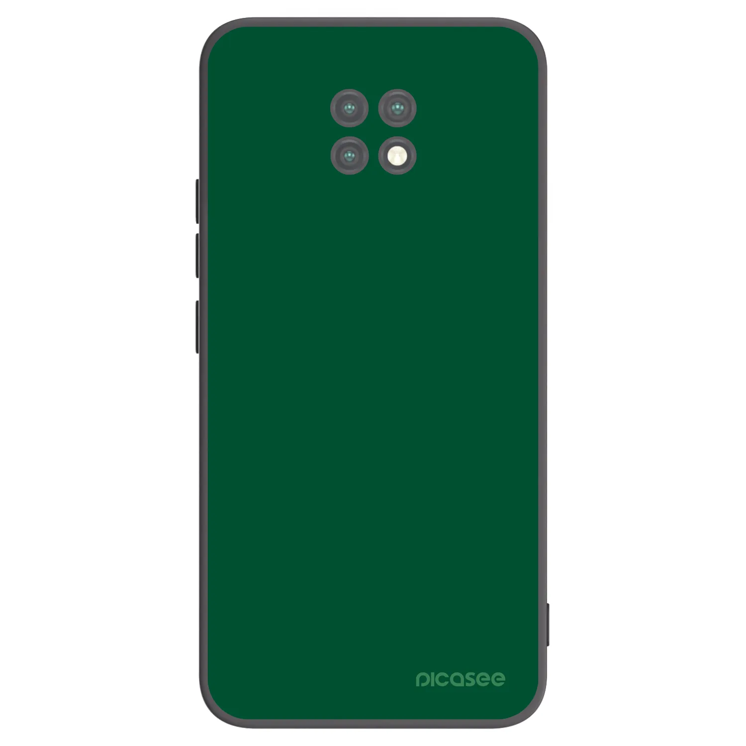 Picasee silikónový čierny obal pre Xiaomi Redmi Note 9T - Green Gleam