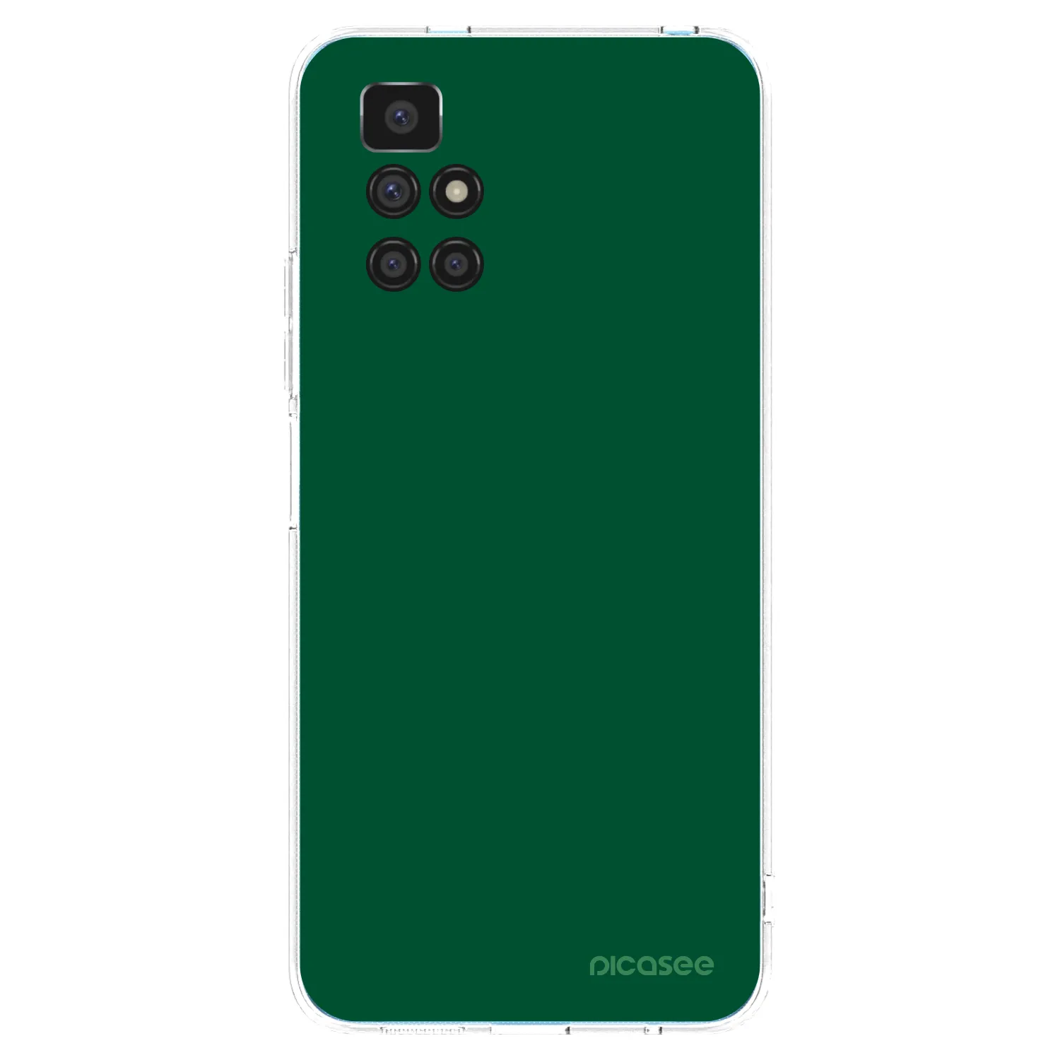 Picasee silikónový prehľadný obal pre Xiaomi Redmi 10 - Green Gleam