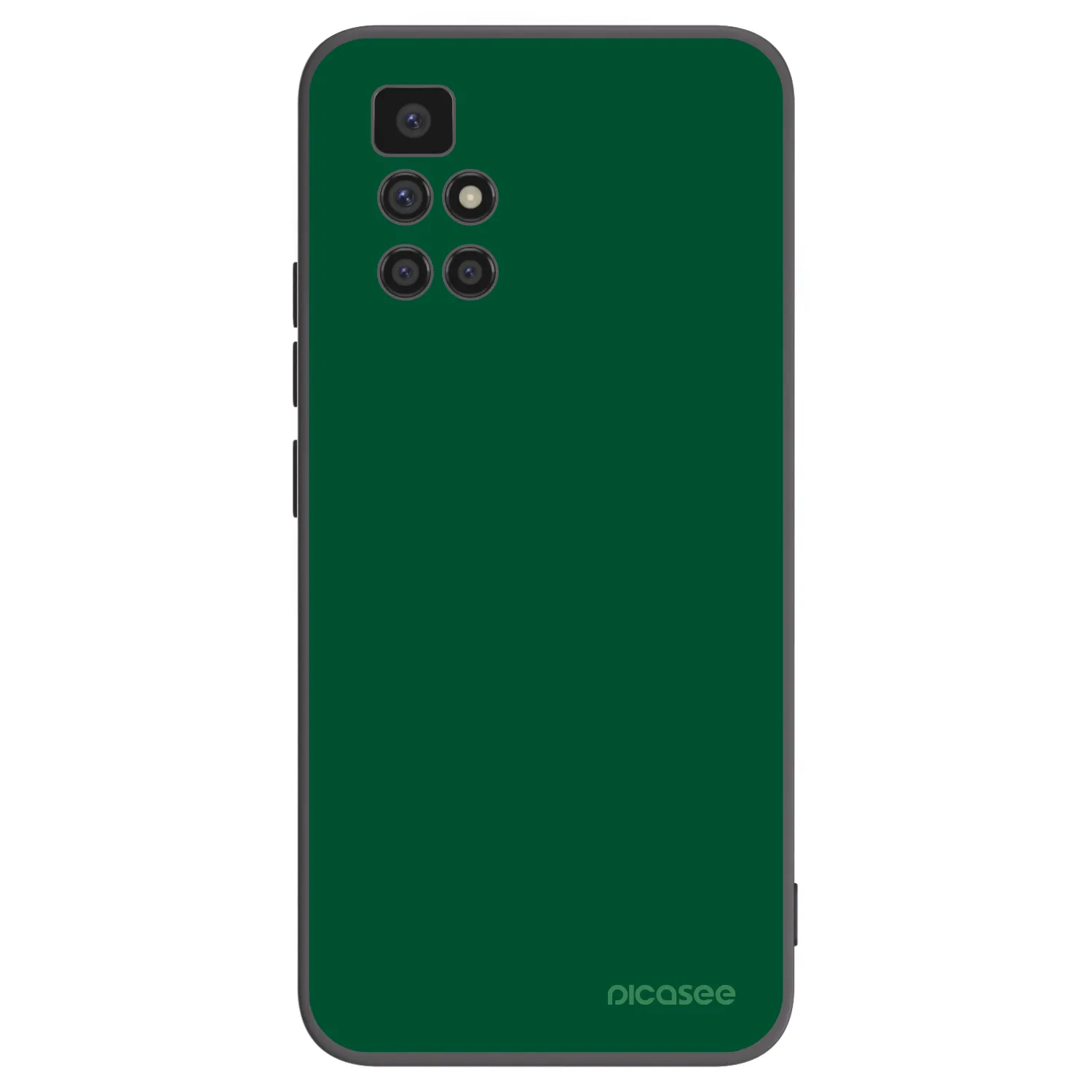 Picasee silikónový čierny obal pre Xiaomi Redmi 10 - Green Gleam