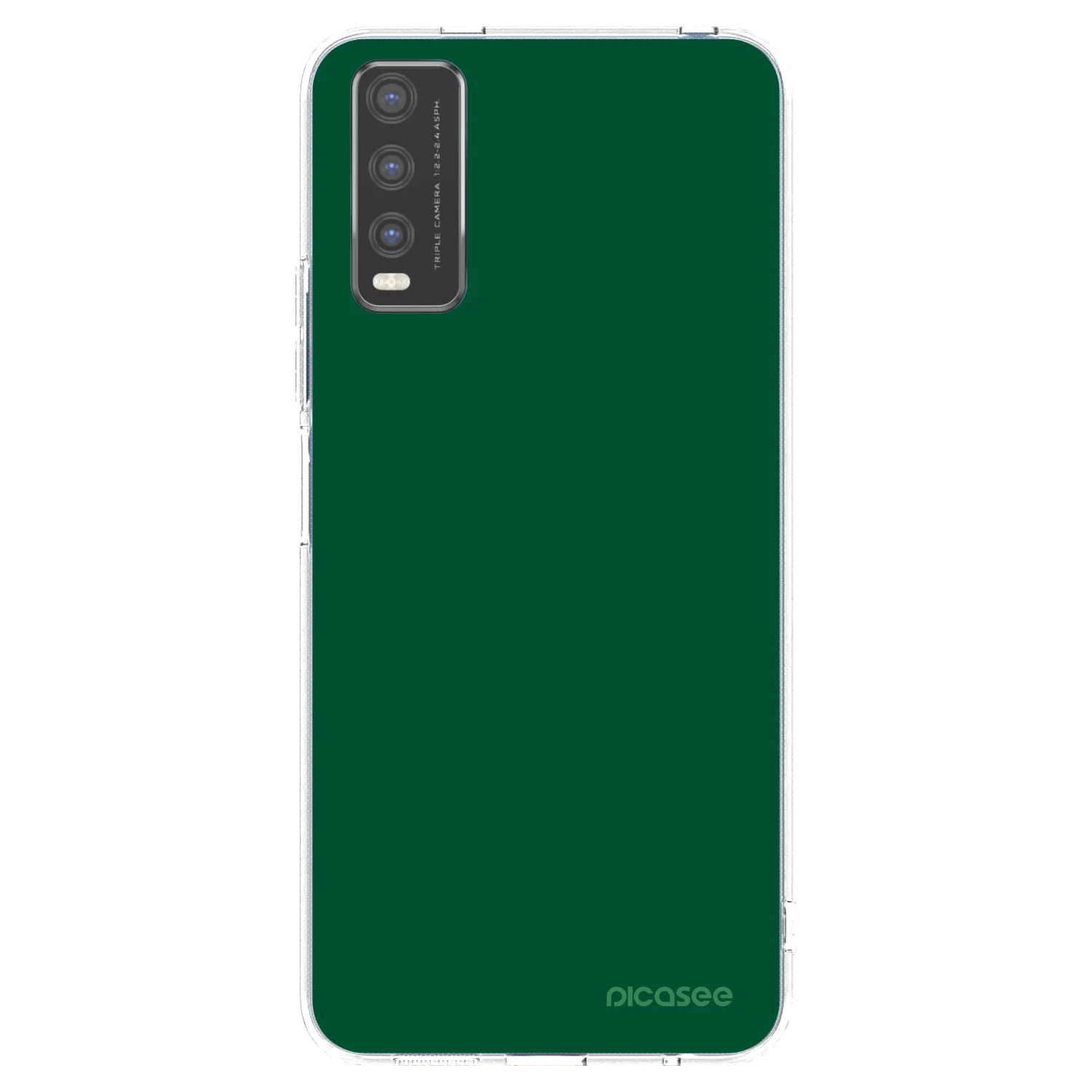 Picasee silikónový prehľadný obal pre Vivo Y20s - Green Gleam