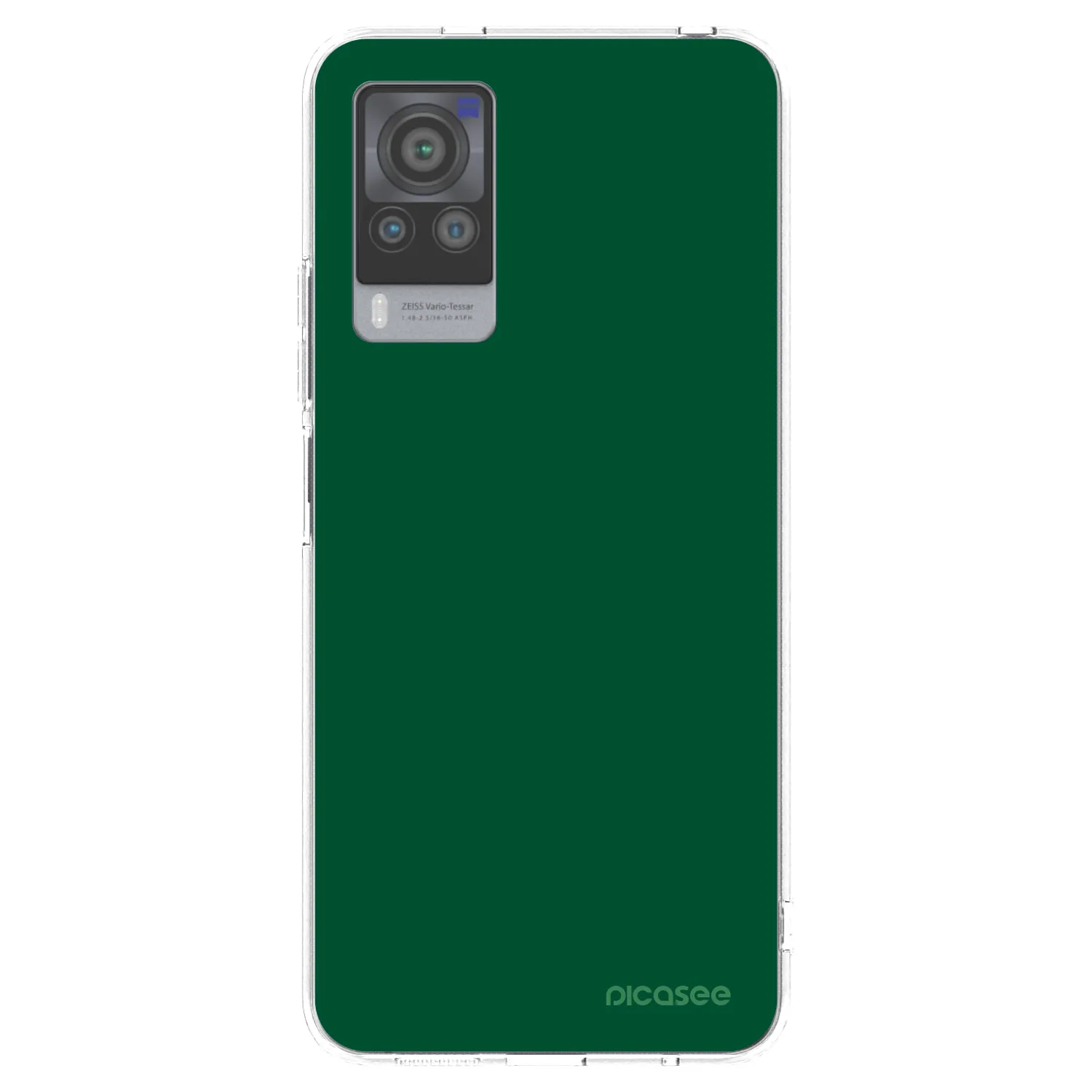 Picasee silikónový prehľadný obal pre Vivo X60 Pro 5G - Green Gleam