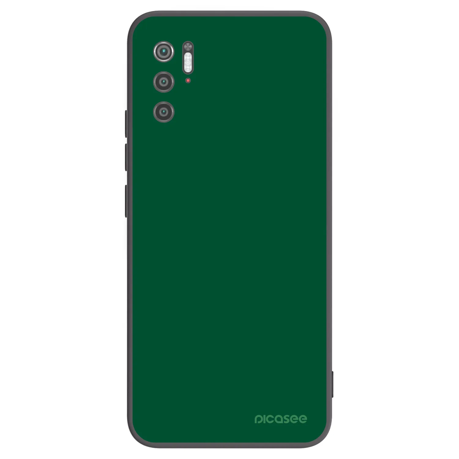 Picasee silikónový čierny obal pre Xiaomi Poco M3 Pro 5G - Green Gleam