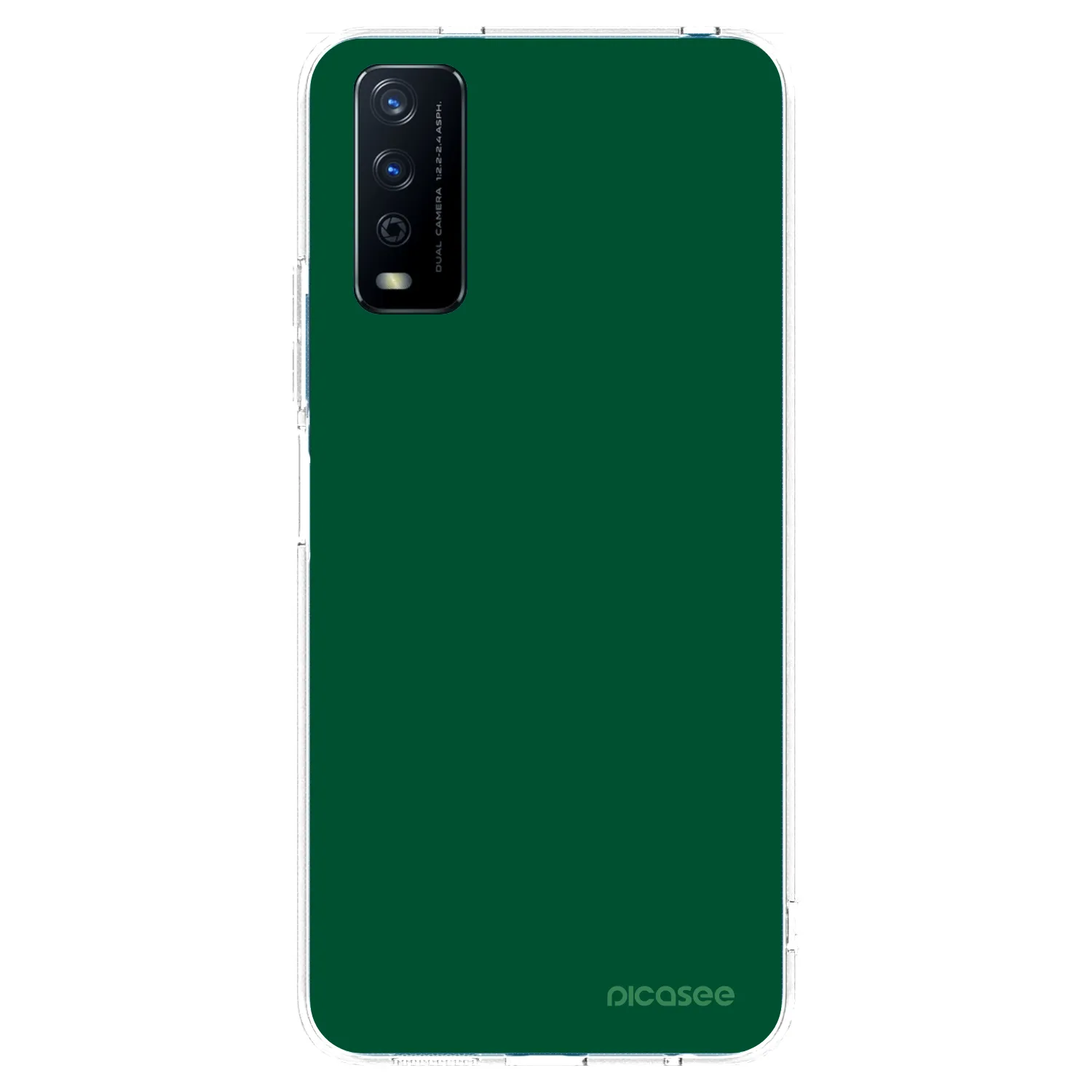 Picasee silikónový prehľadný obal pre Vivo Y11s - Green Gleam