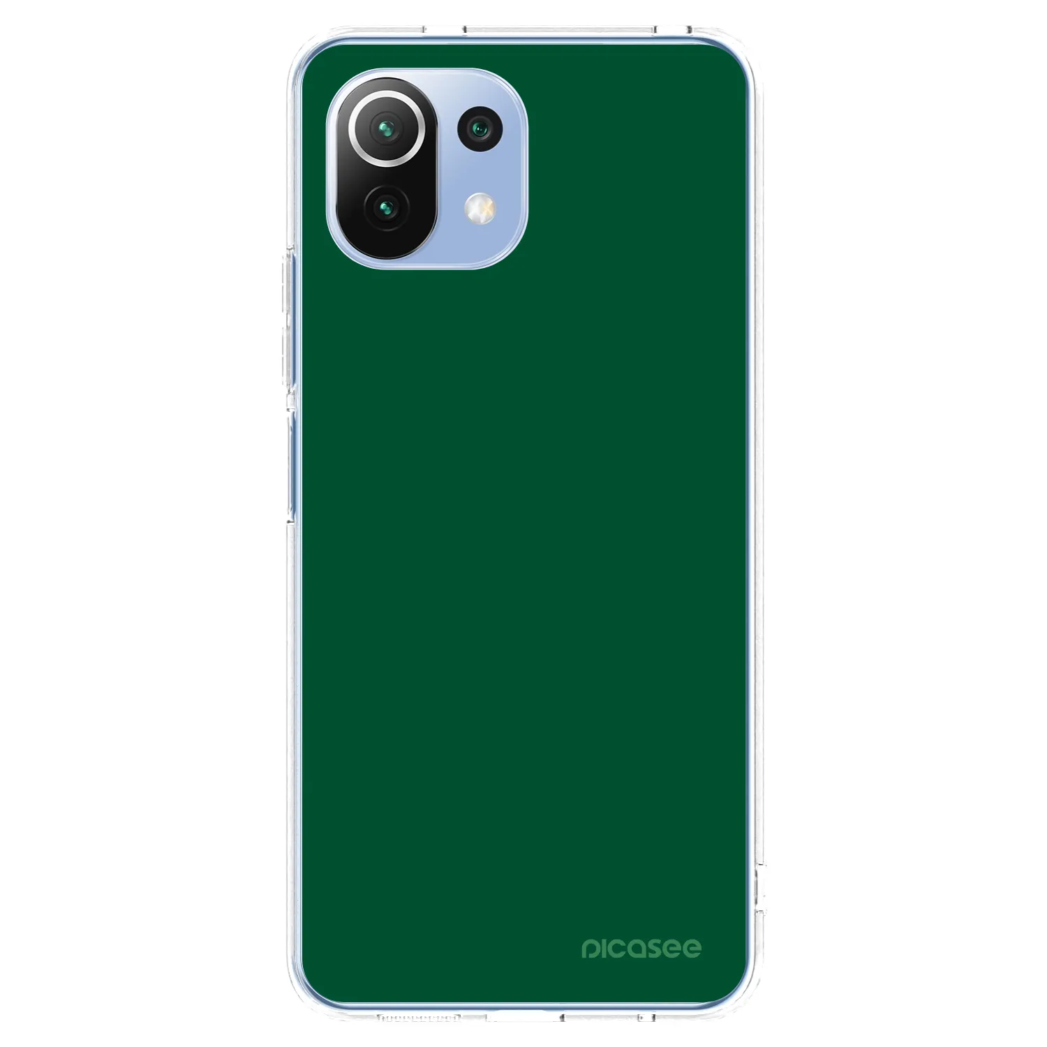 Picasee silikónový prehľadný obal pre Xiaomi 11 Lite 5G NE - Green Gleam