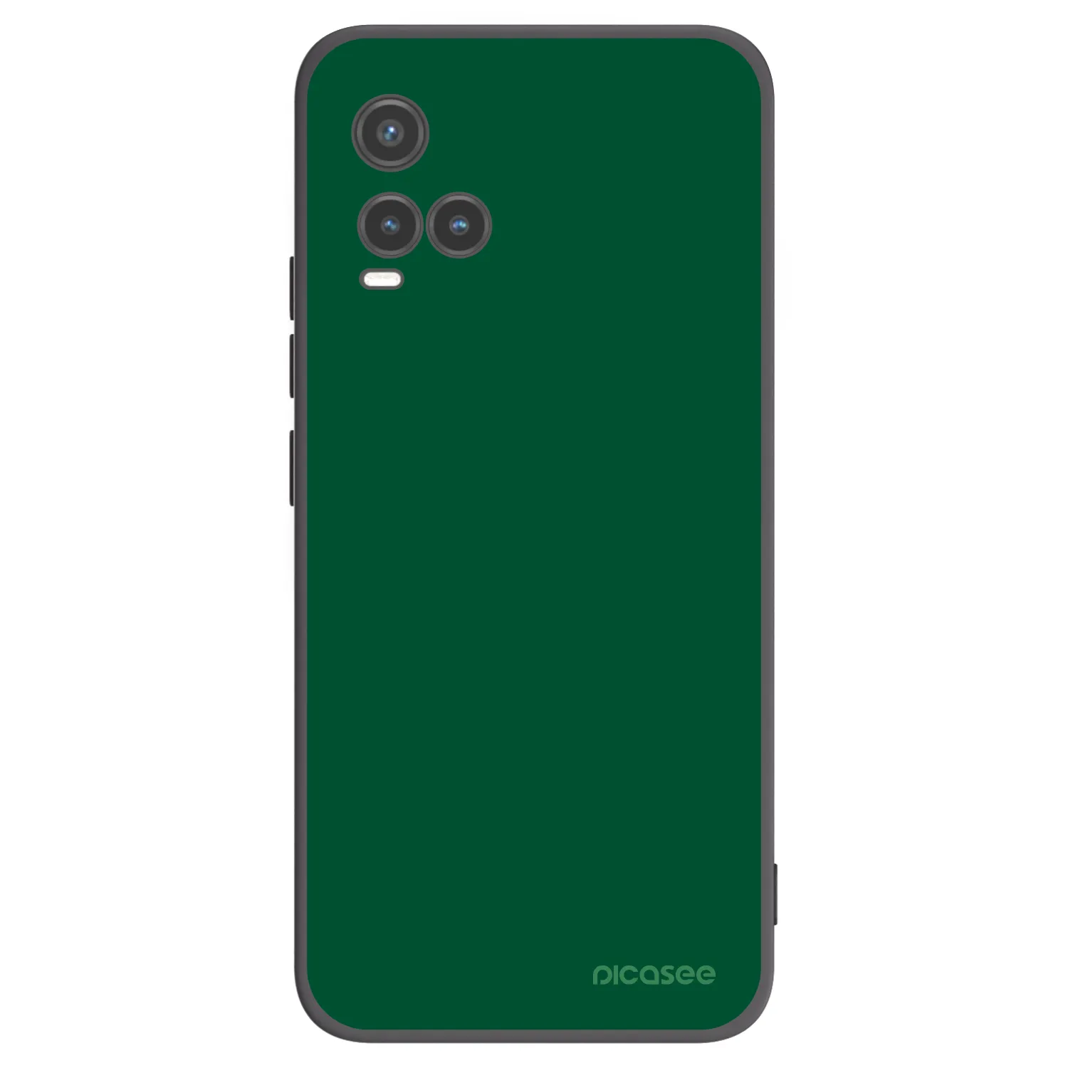 Picasee silikónový čierny obal pre Vivo Y33s - Green Gleam