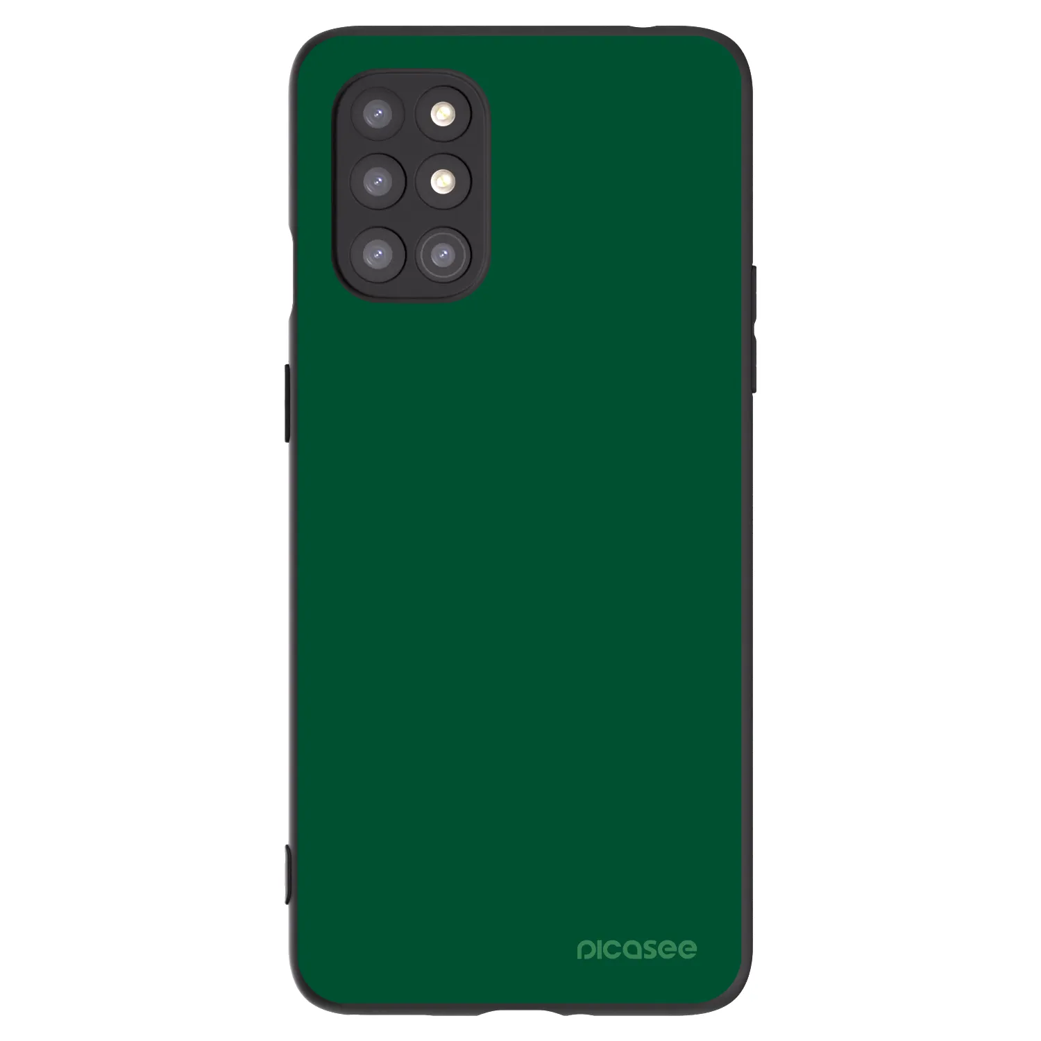Picasee silikónový čierny obal pre OnePlus 8T - Green Gleam