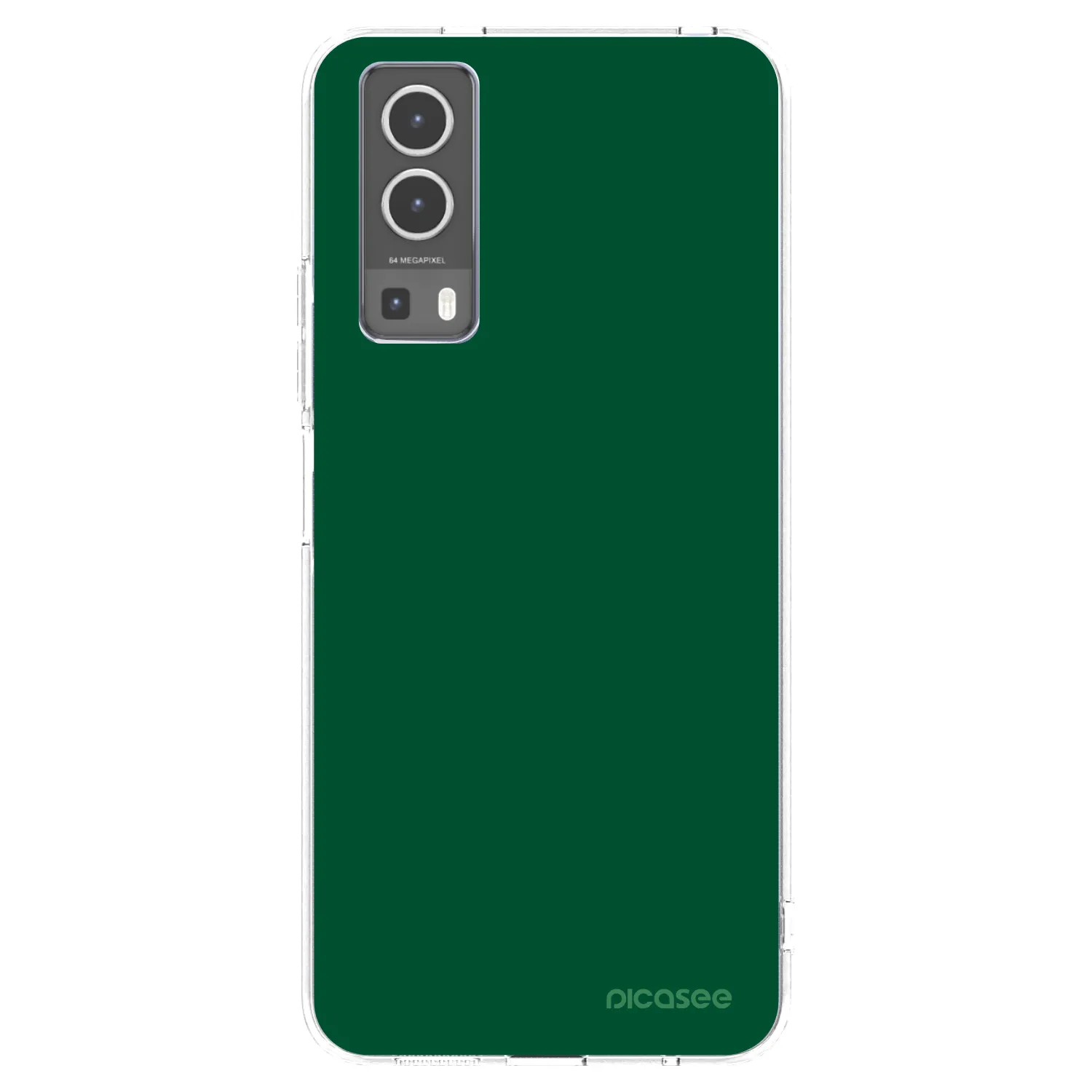 Picasee silikónový prehľadný obal pre Vivo Y72 5G - Green Gleam