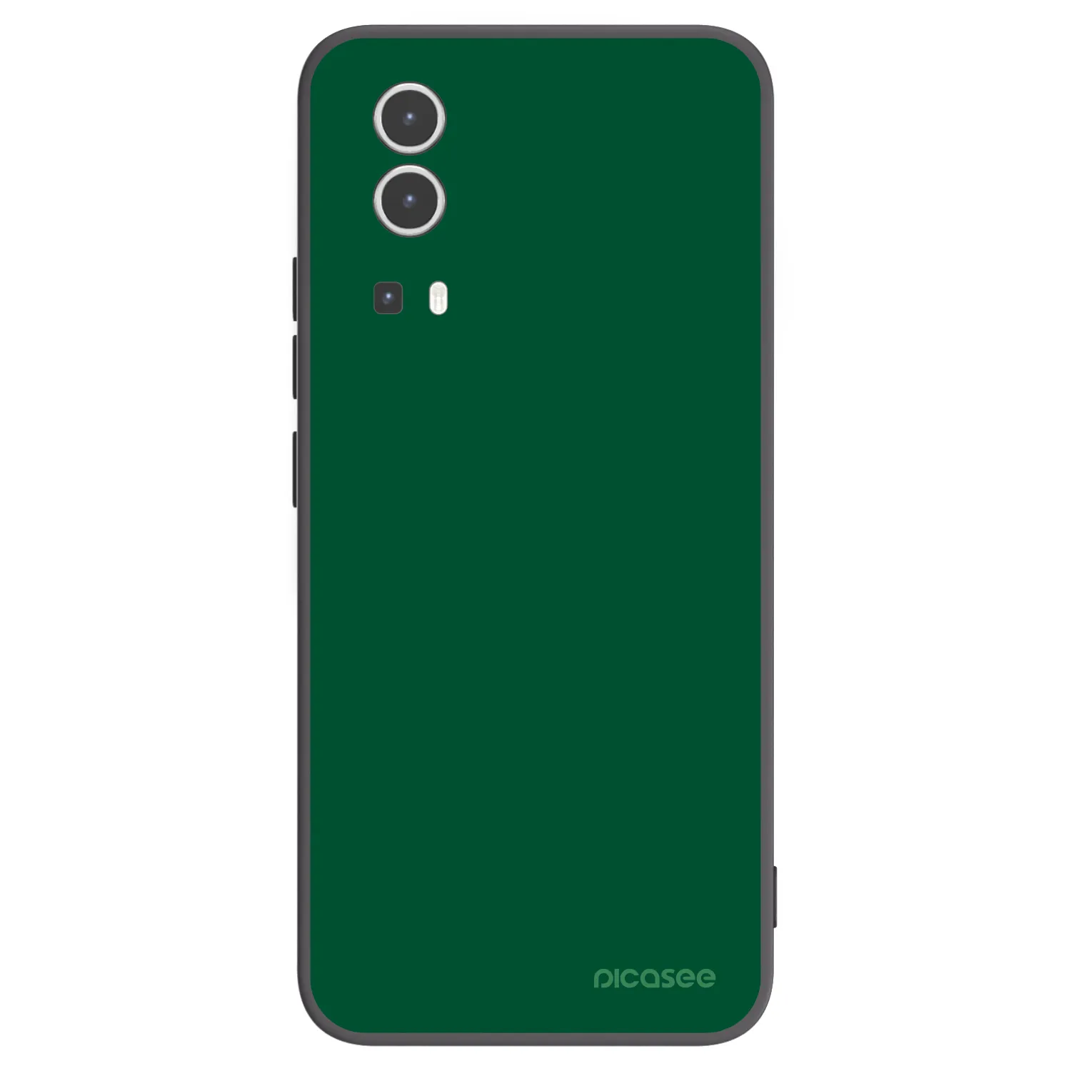 Picasee silikónový čierny obal pre Vivo Y72 5G - Green Gleam