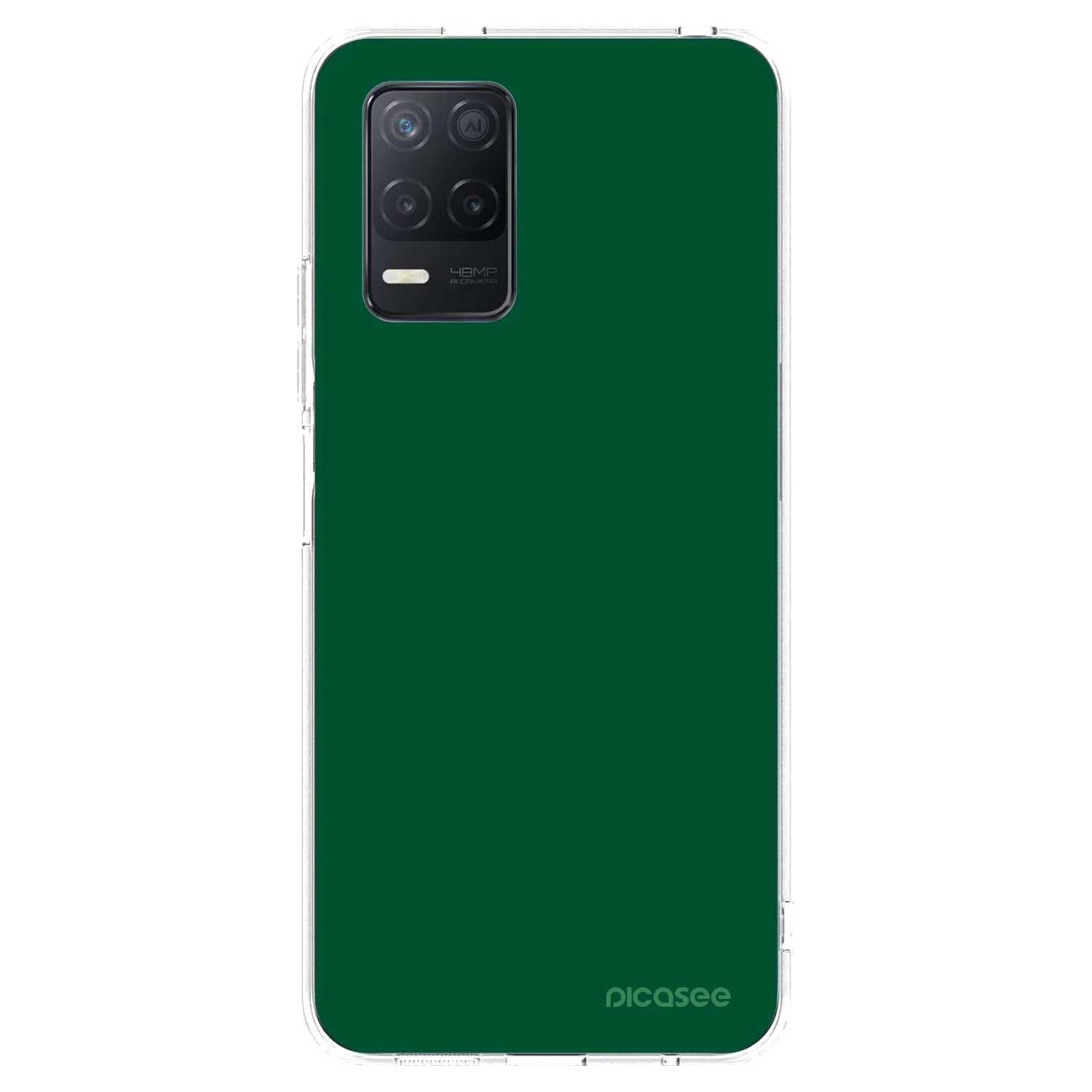 Picasee silikónový prehľadný obal pre Realme 8 5G - Green Gleam