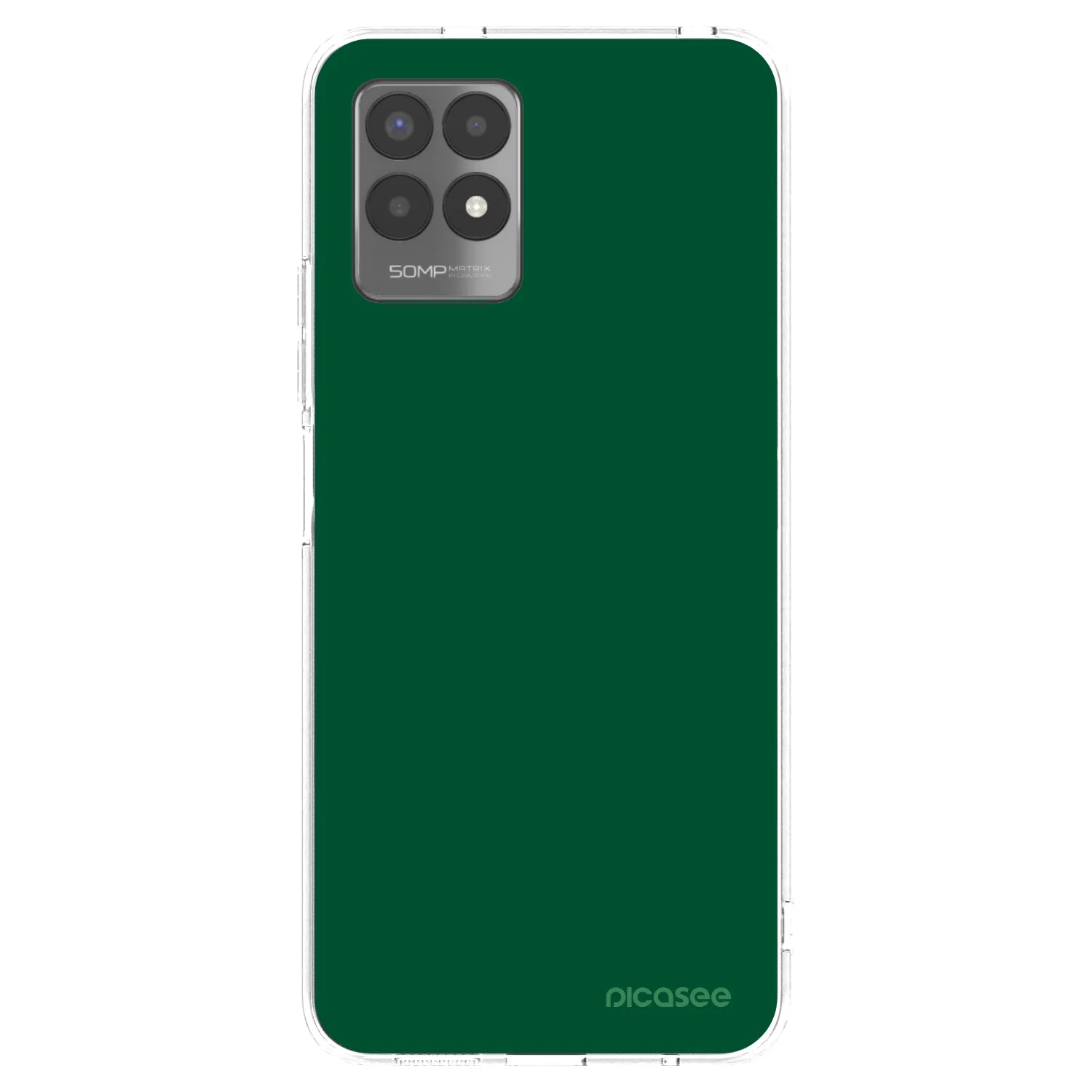 Picasee silikónový prehľadný obal pre Realme 8i - Green Gleam