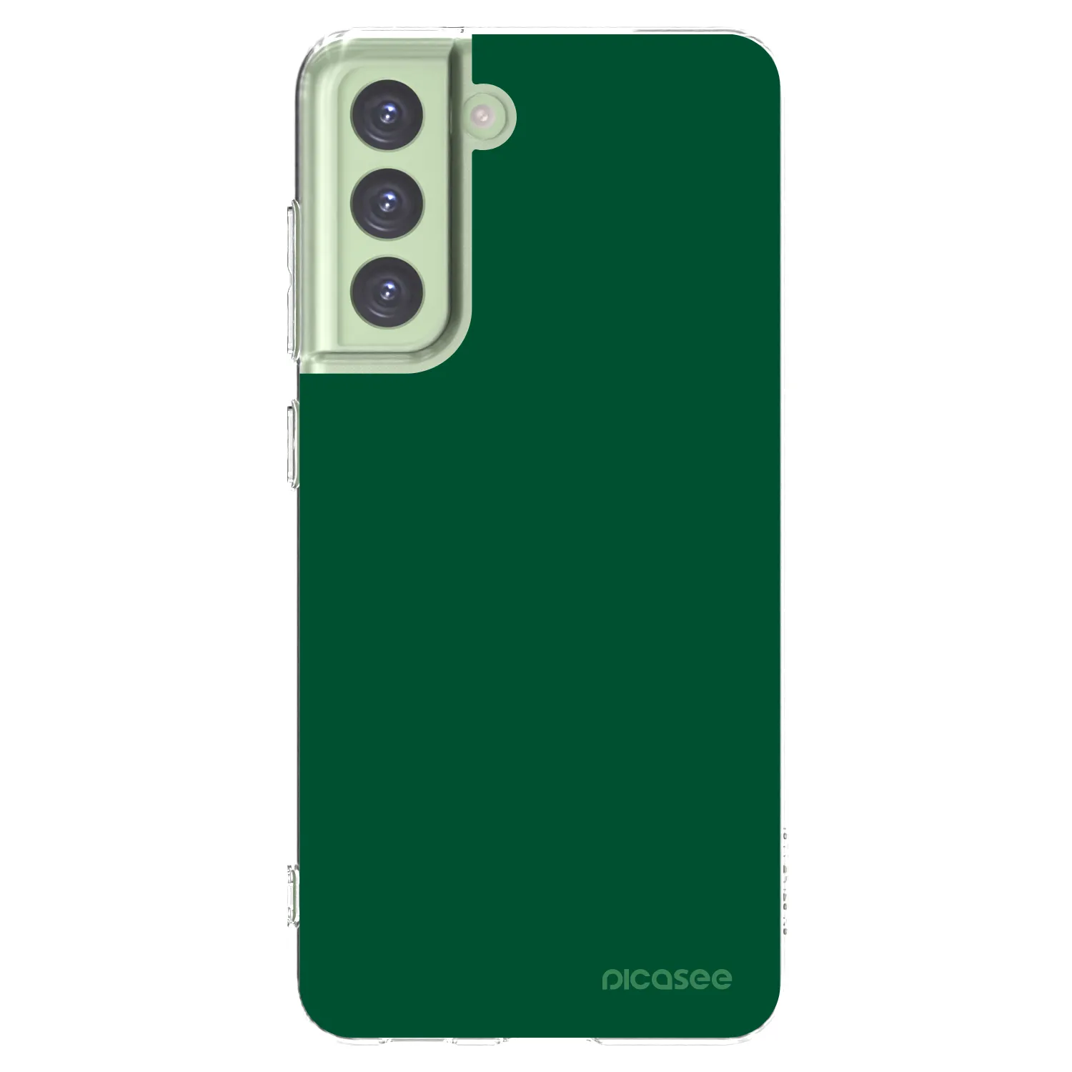 Picasee silikónový prehľadný obal pre Samsung Galaxy S21 FE 5G - Green Gleam