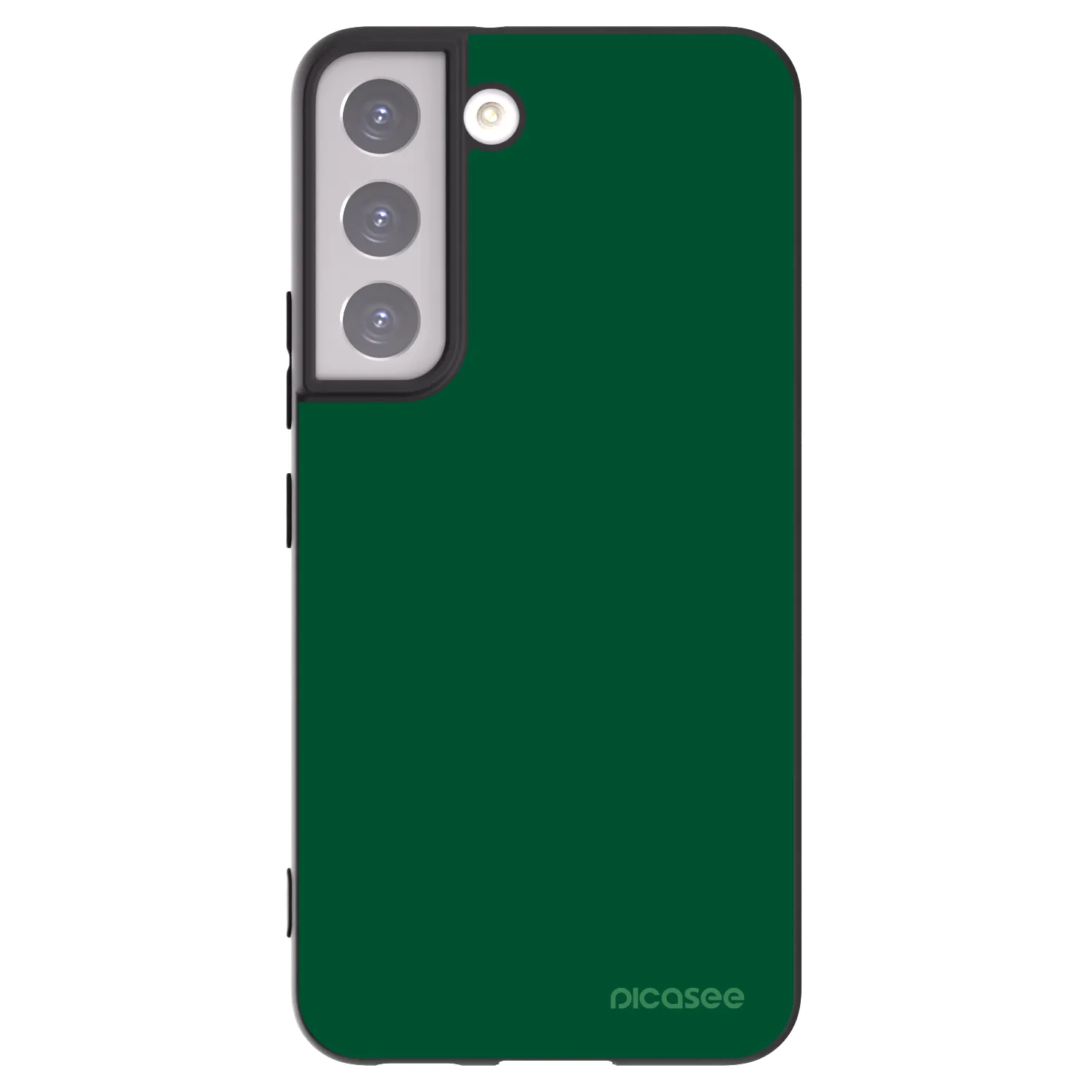 Picasee silikónový čierny obal pre Samsung Galaxy S22 5G - Green Gleam