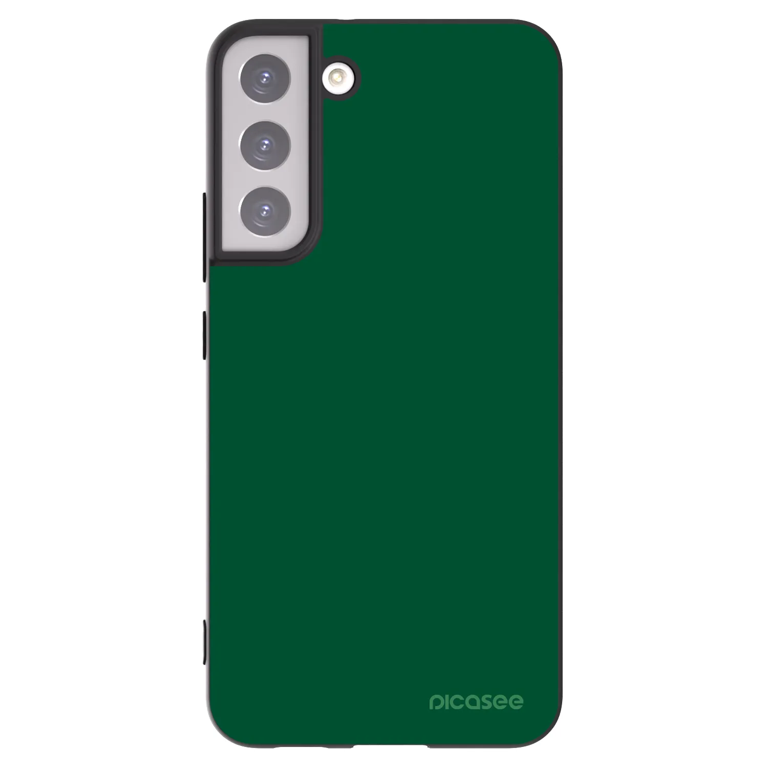Picasee silikónový čierny obal pre Samsung Galaxy S22+ 5G - Green Gleam