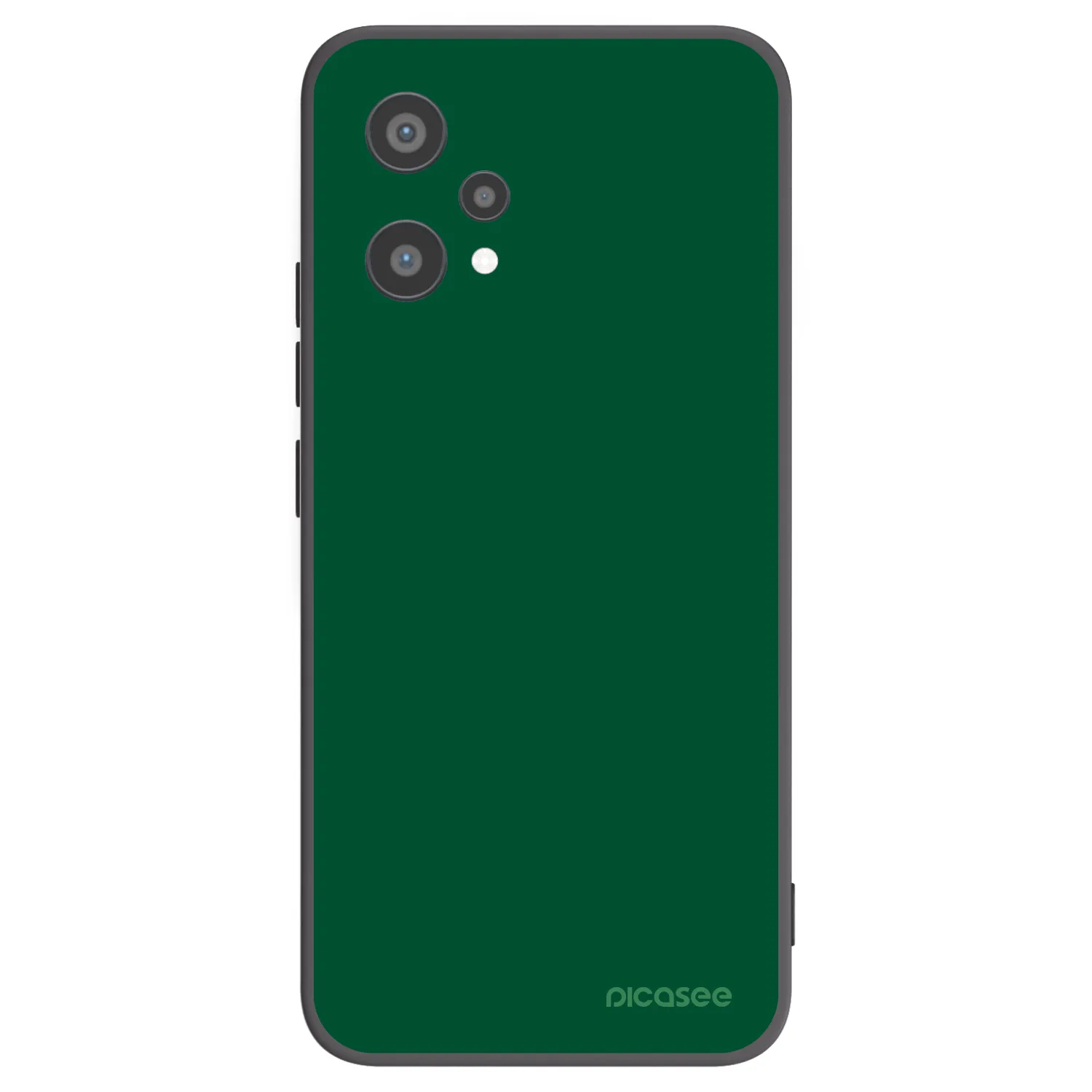 Picasee silikónový čierny obal pre Realme 9 Pro 5G - Green Gleam