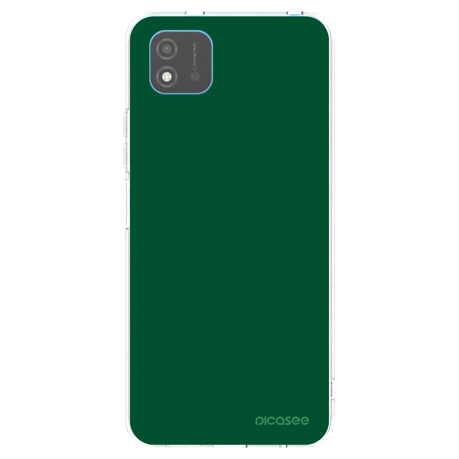 Picasee silikónový prehľadný obal pre Realme C11 (2021) - Green Gleam