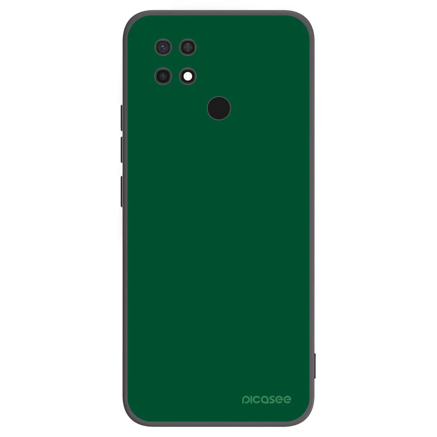 Picasee silikónový čierny obal pre Xiaomi Redmi 10C - Green Gleam