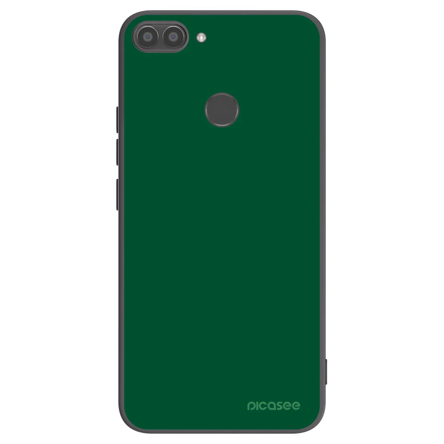 Picasee silikónový čierny obal pre Huawei P Smart - Green Gleam