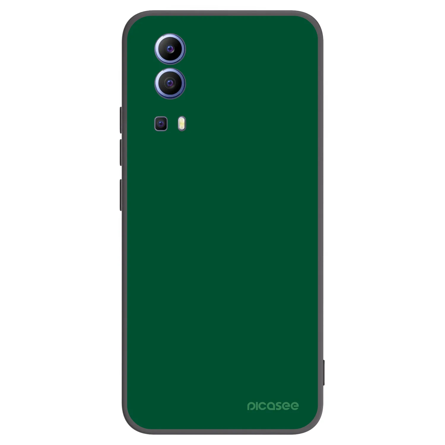 Picasee silikónový čierny obal pre Vivo Y52 5G - Green Gleam