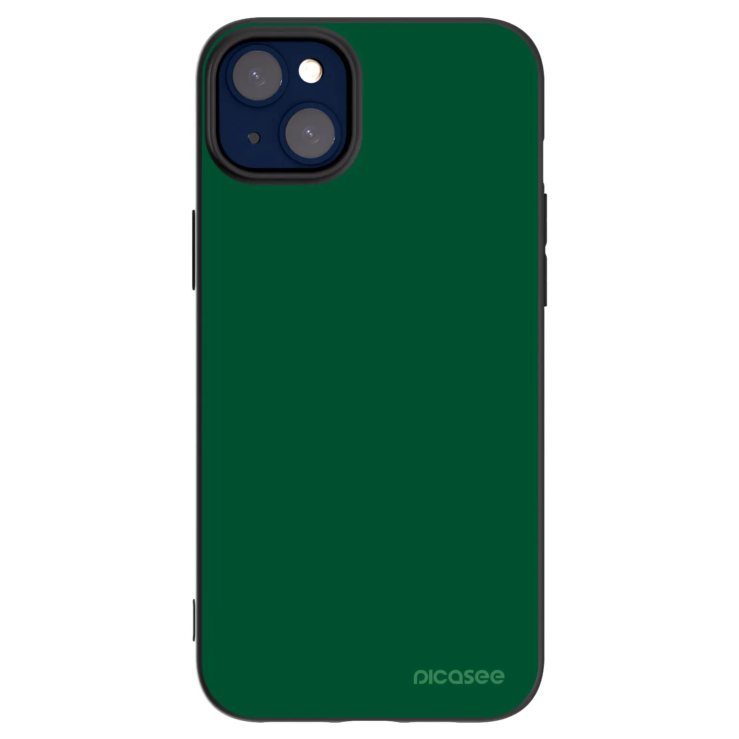 Picasee silikónový čierny obal pre Apple iPhone 14 Plus - Green Gleam