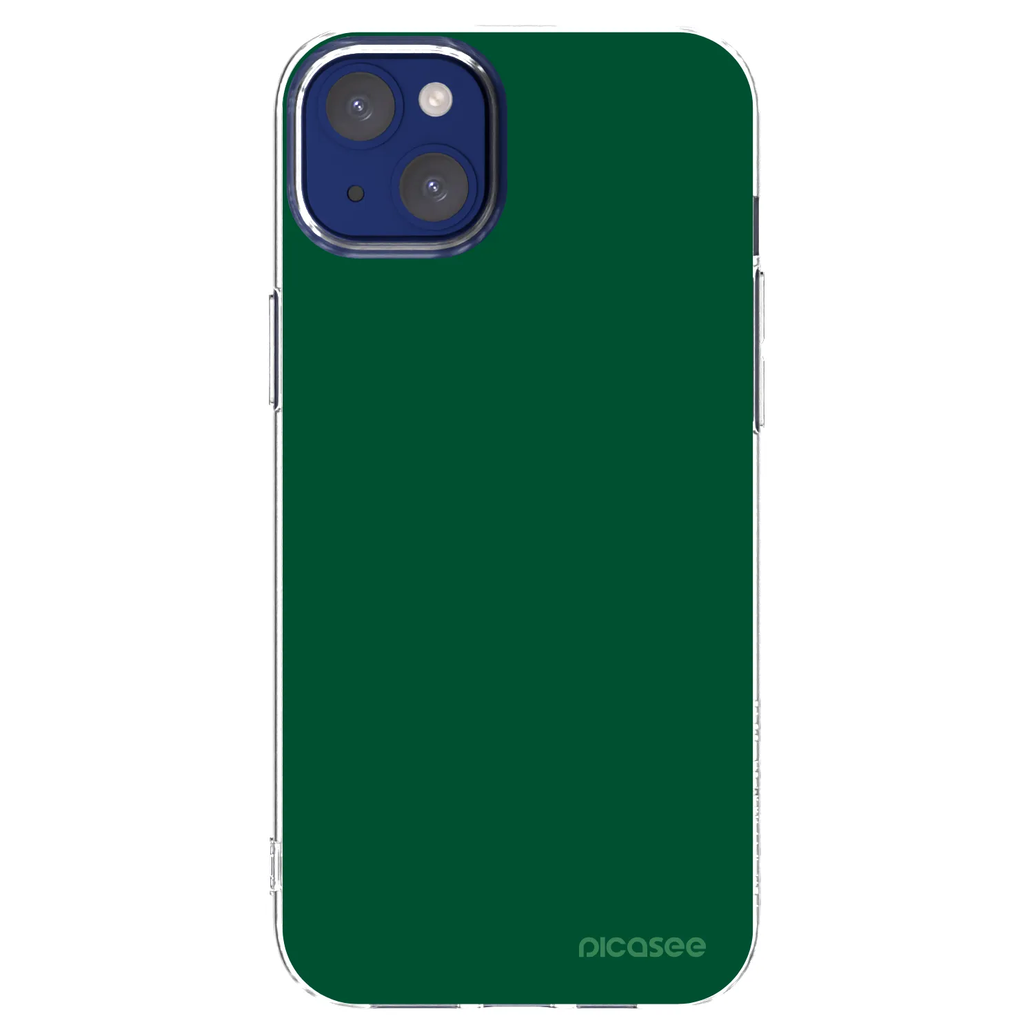 Picasee silikónový prehľadný obal pre Apple iPhone 14 Plus - Green Gleam