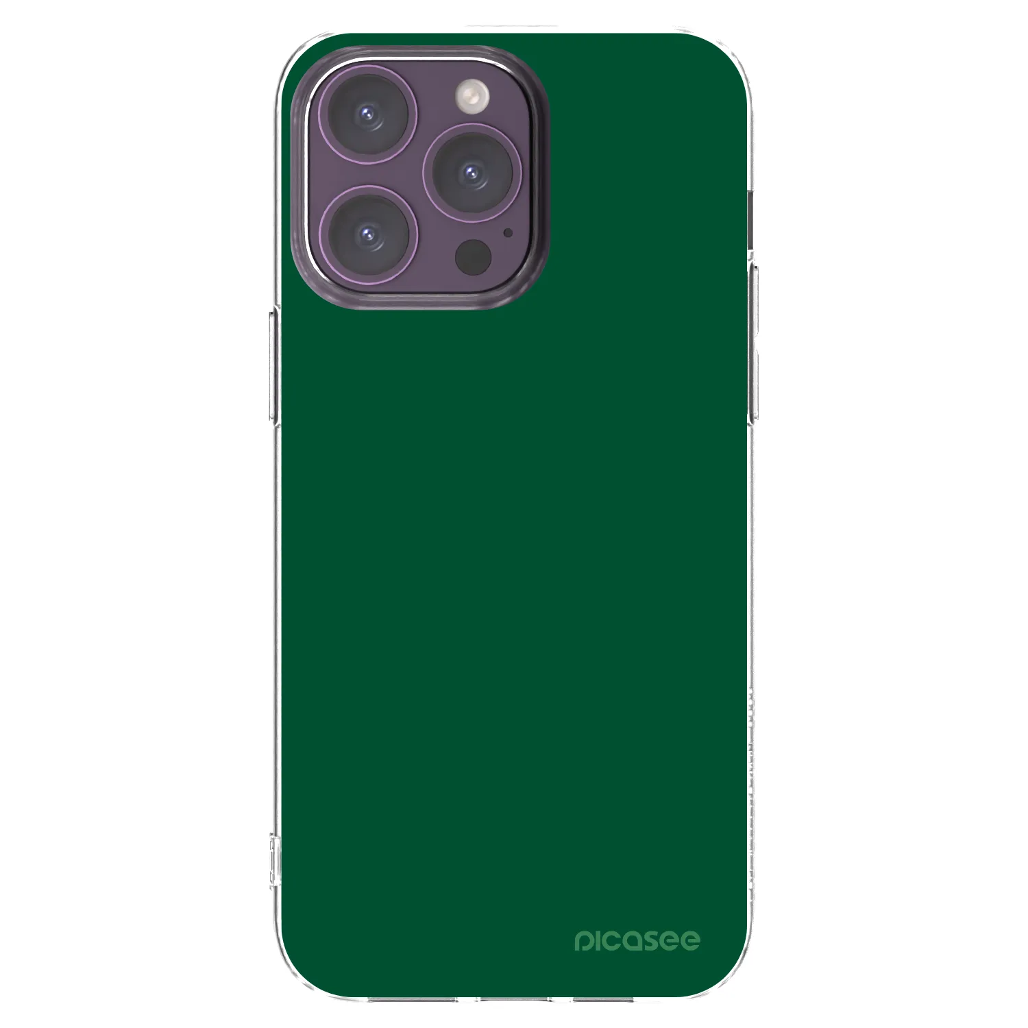 Picasee silikónový prehľadný obal pre Apple iPhone 14 Pro Max - Green Gleam