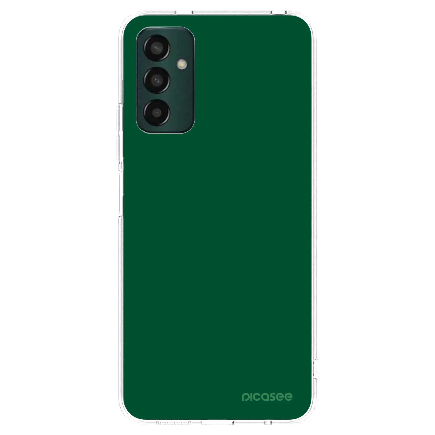 Picasee silikónový prehľadný obal pre Samsung Galaxy M13 M135F - Green Gleam