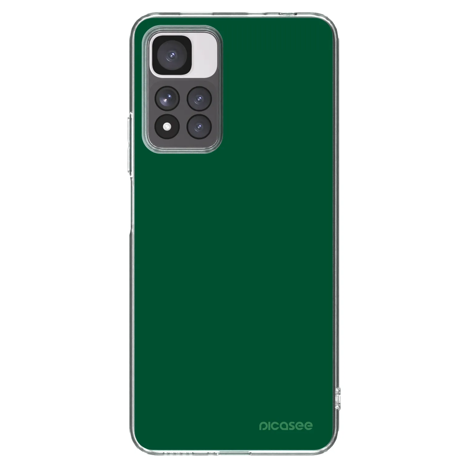 Picasee silikónový prehľadný obal pre Xiaomi Redmi Note 11 Pro+ 5G - Green Gleam