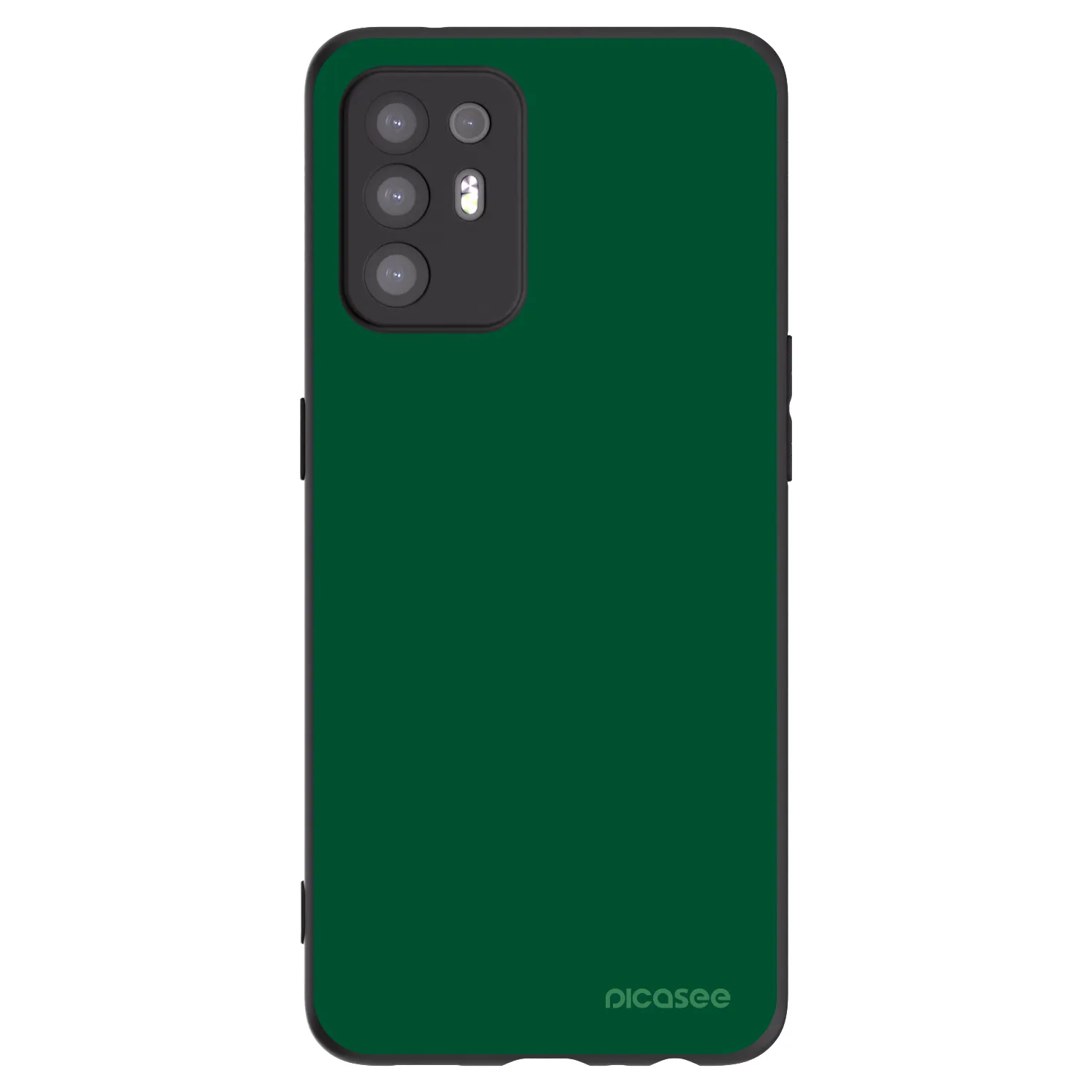 Picasee silikónový čierny obal pre OPPO A94 5G - Green Gleam