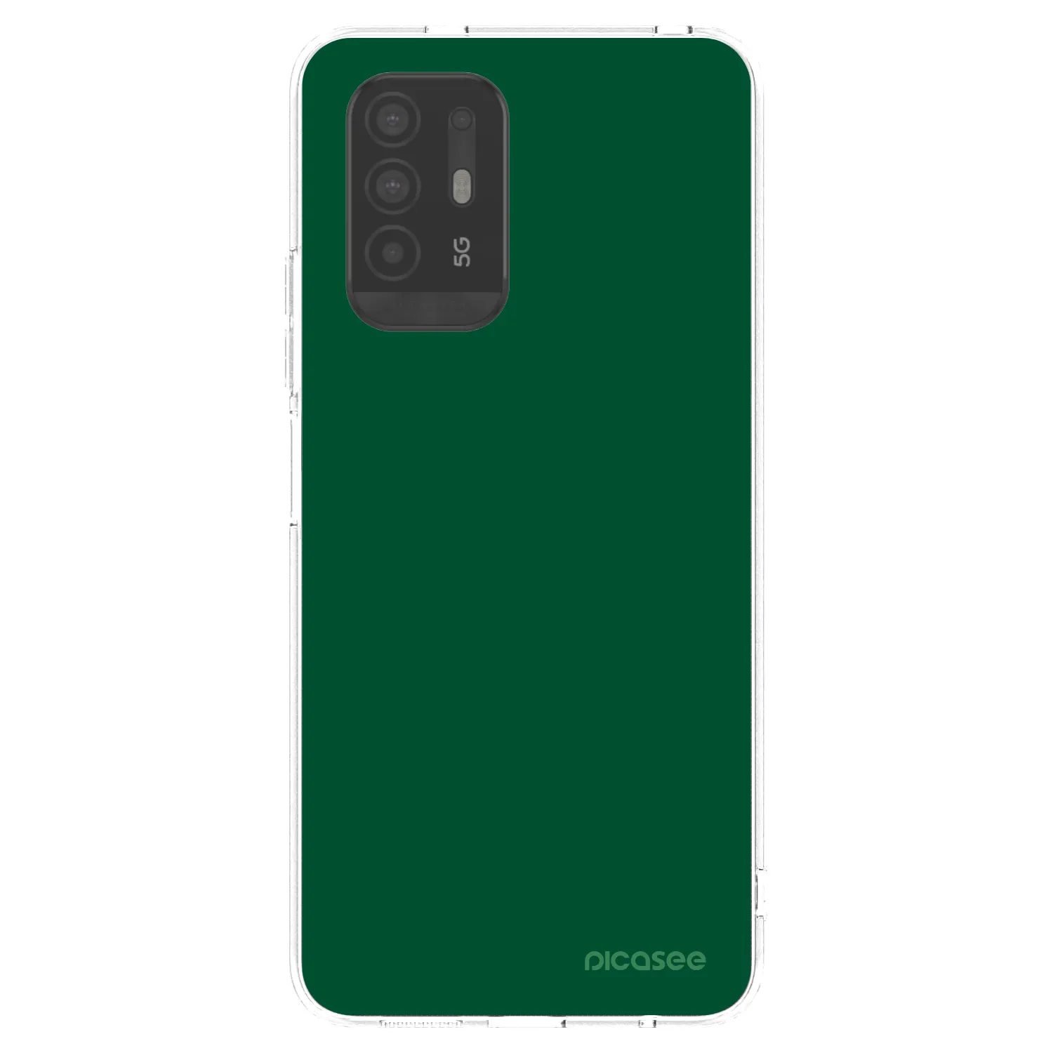 Picasee silikónový prehľadný obal pre OPPO A94 5G - Green Gleam