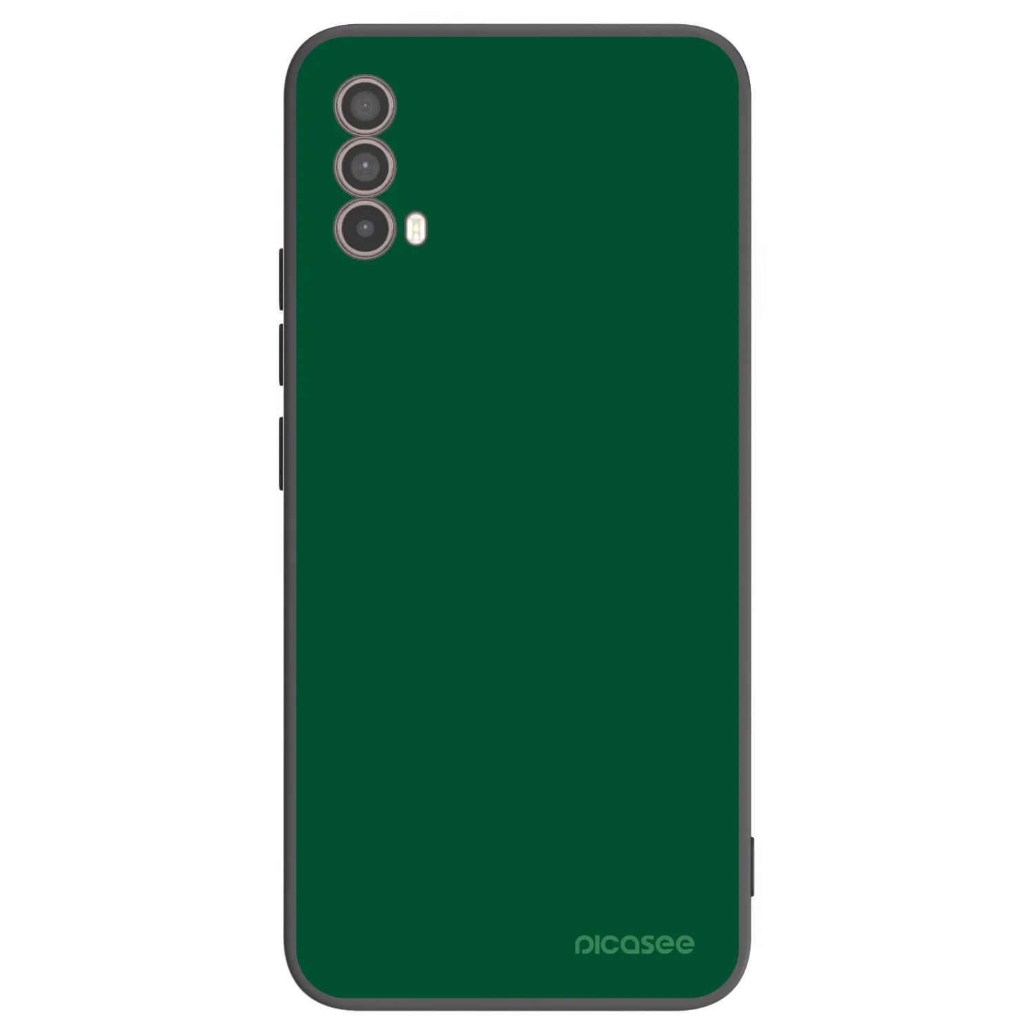 Picasee silikónový čierny obal pre Motorola Moto E40 - Green Gleam