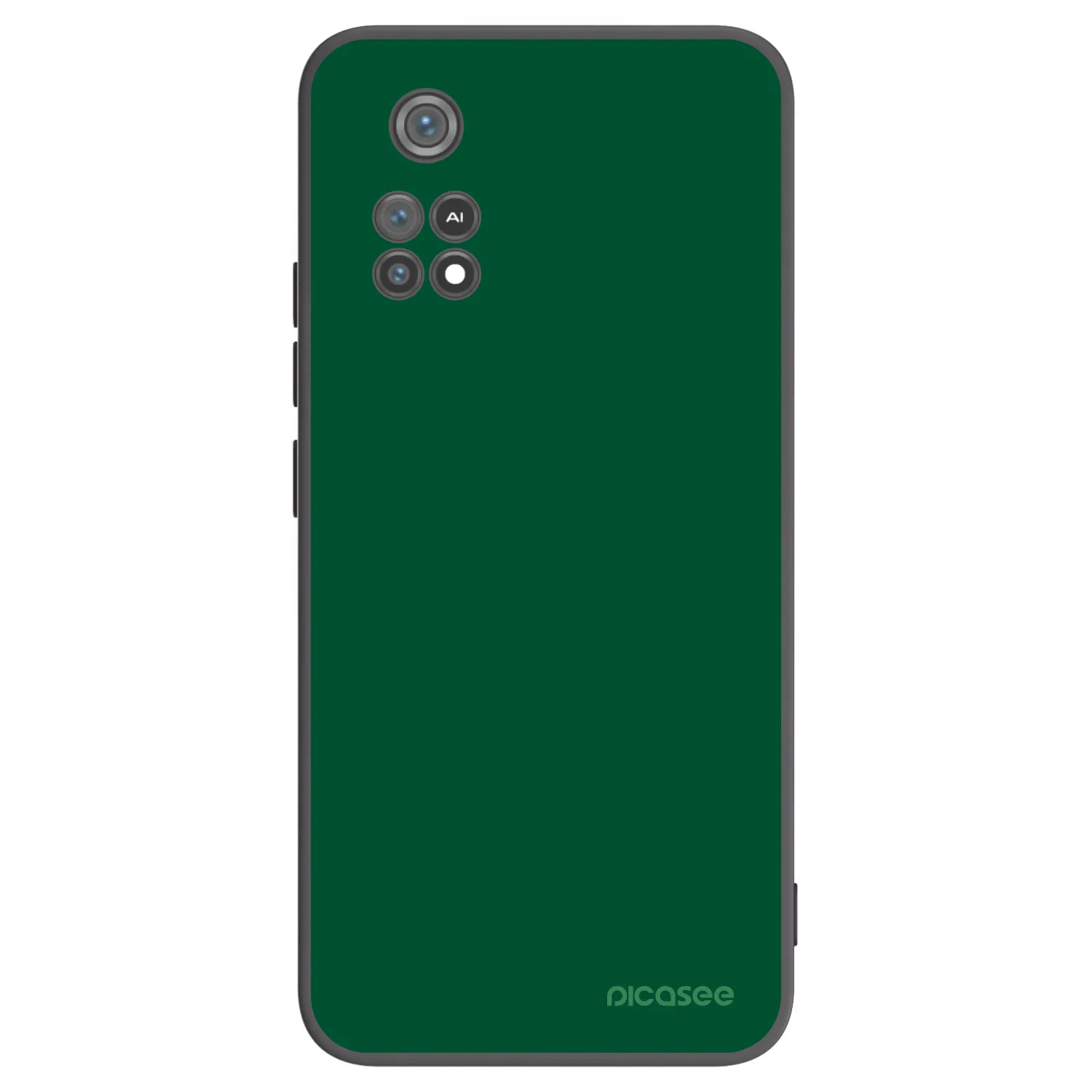 Picasee silikónový čierny obal pre Xiaomi Poco M4 Pro - Green Gleam