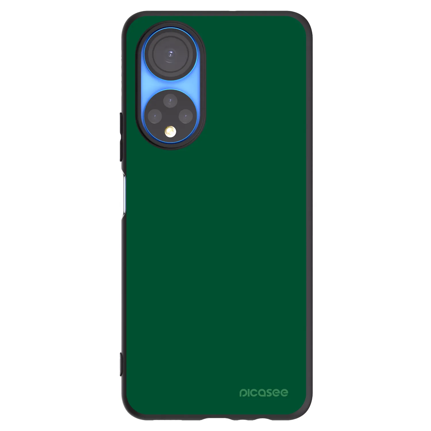 Picasee silikónový čierny obal pre Honor X7 - Green Gleam