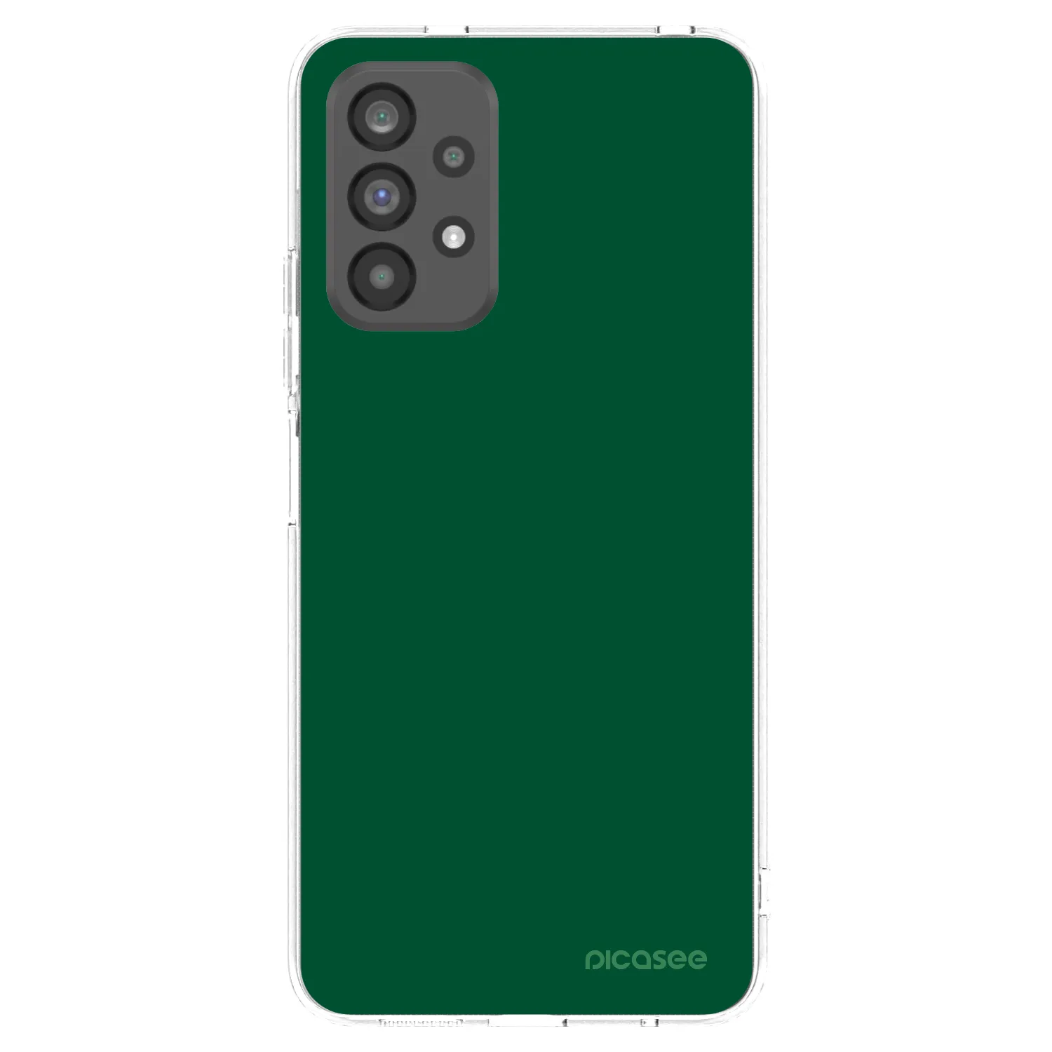 Picasee silikónový prehľadný obal pre Samsung Galaxy A73 5G - Green Gleam