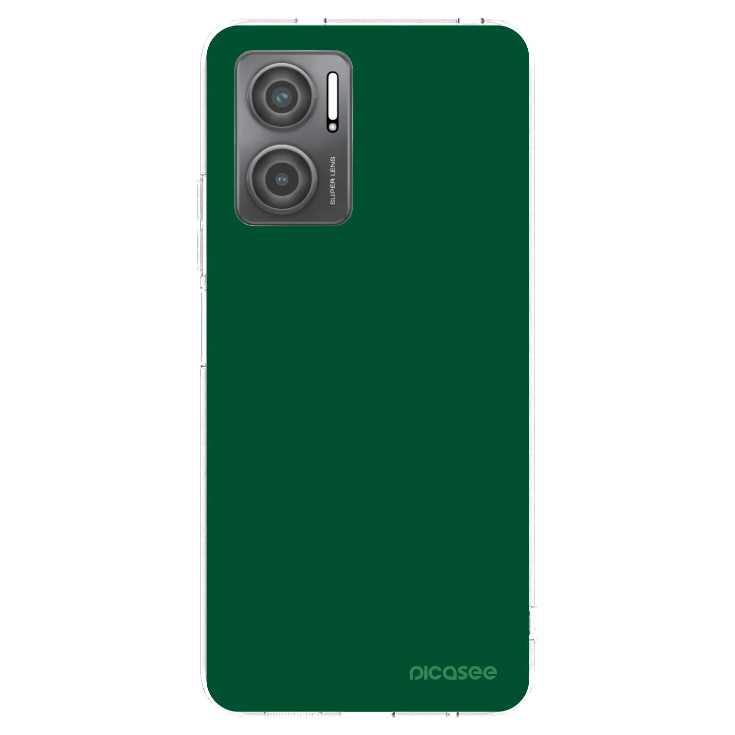 Silikónový prehľadný obal pre Xiaomi Redmi 10 5G - Green Gleam
