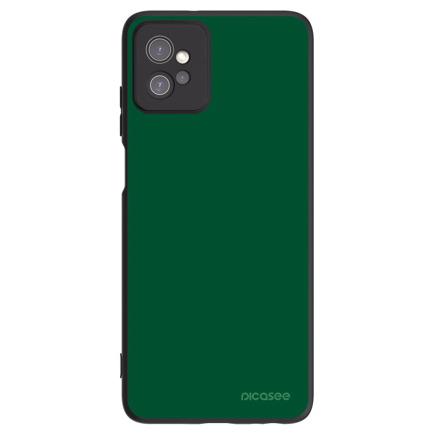 Picasee silikónový čierny obal pre Motorola Moto G32 - Green Gleam