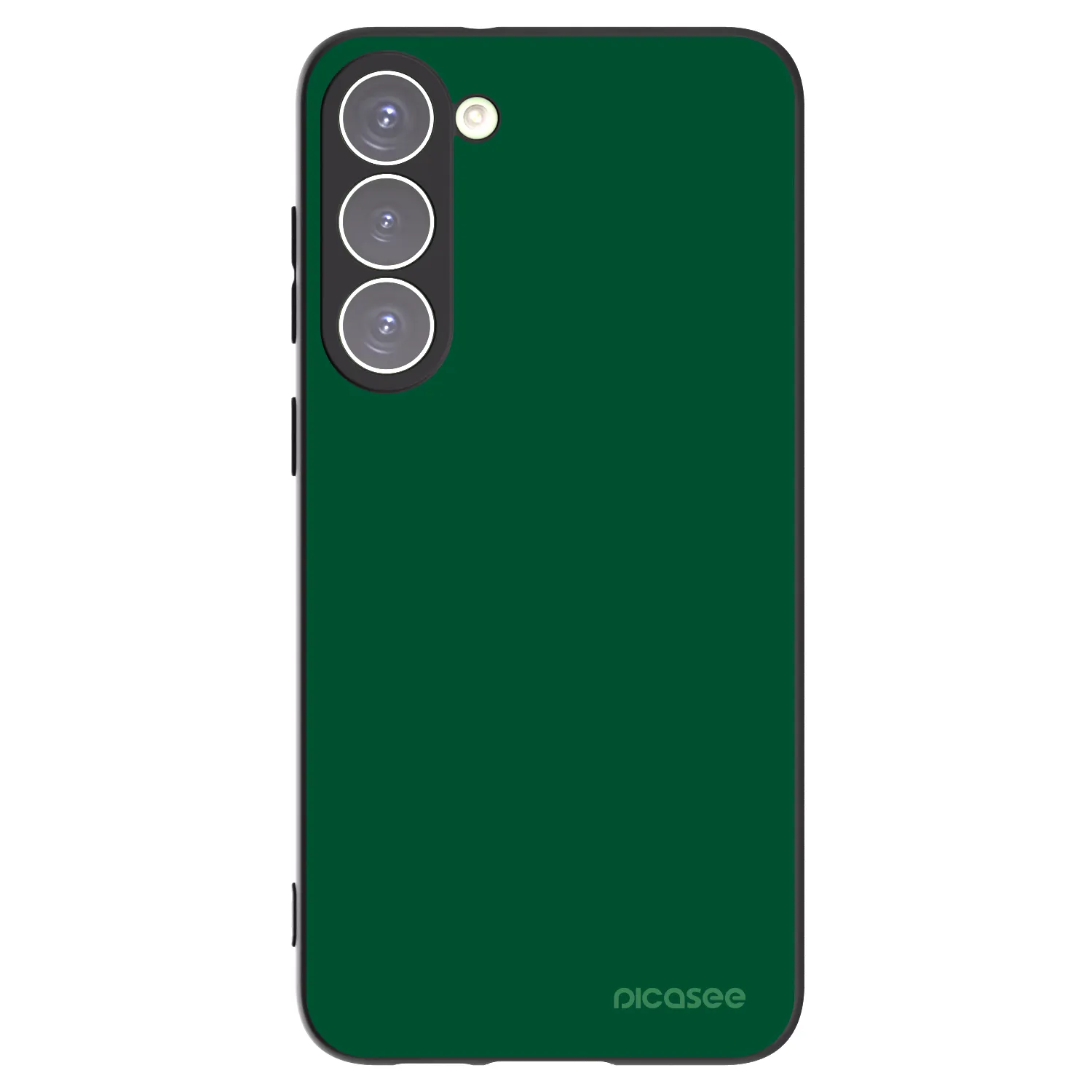 Picasee silikónový čierny obal pre Samsung Galaxy S23+ 5G - Green Gleam