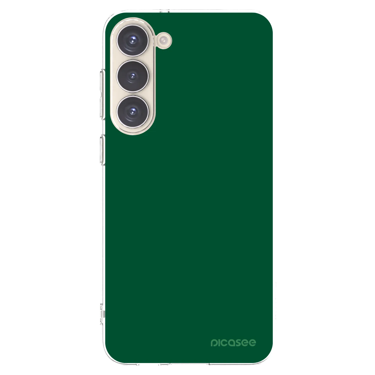 Picasee silikónový prehľadný obal pre Samsung Galaxy S23+ 5G - Green Gleam