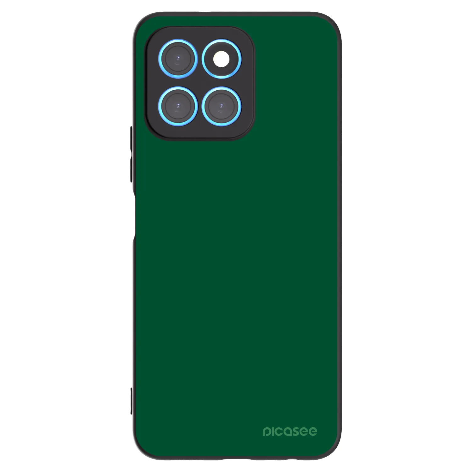 Picasee silikónový čierny obal pre Honor X8 5G - Green Gleam