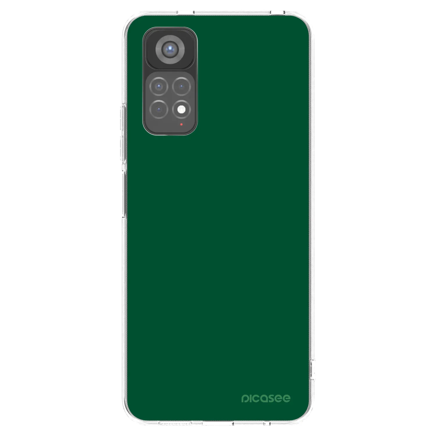 Picasee silikónový prehľadný obal pre Xiaomi Redmi Note 11S 5G - Green Gleam