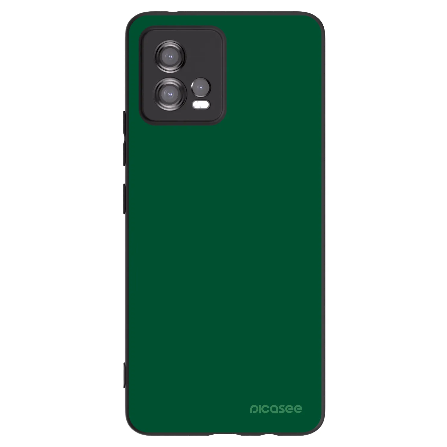Picasee silikónový čierny obal pre Motorola Moto G72 - Green Gleam