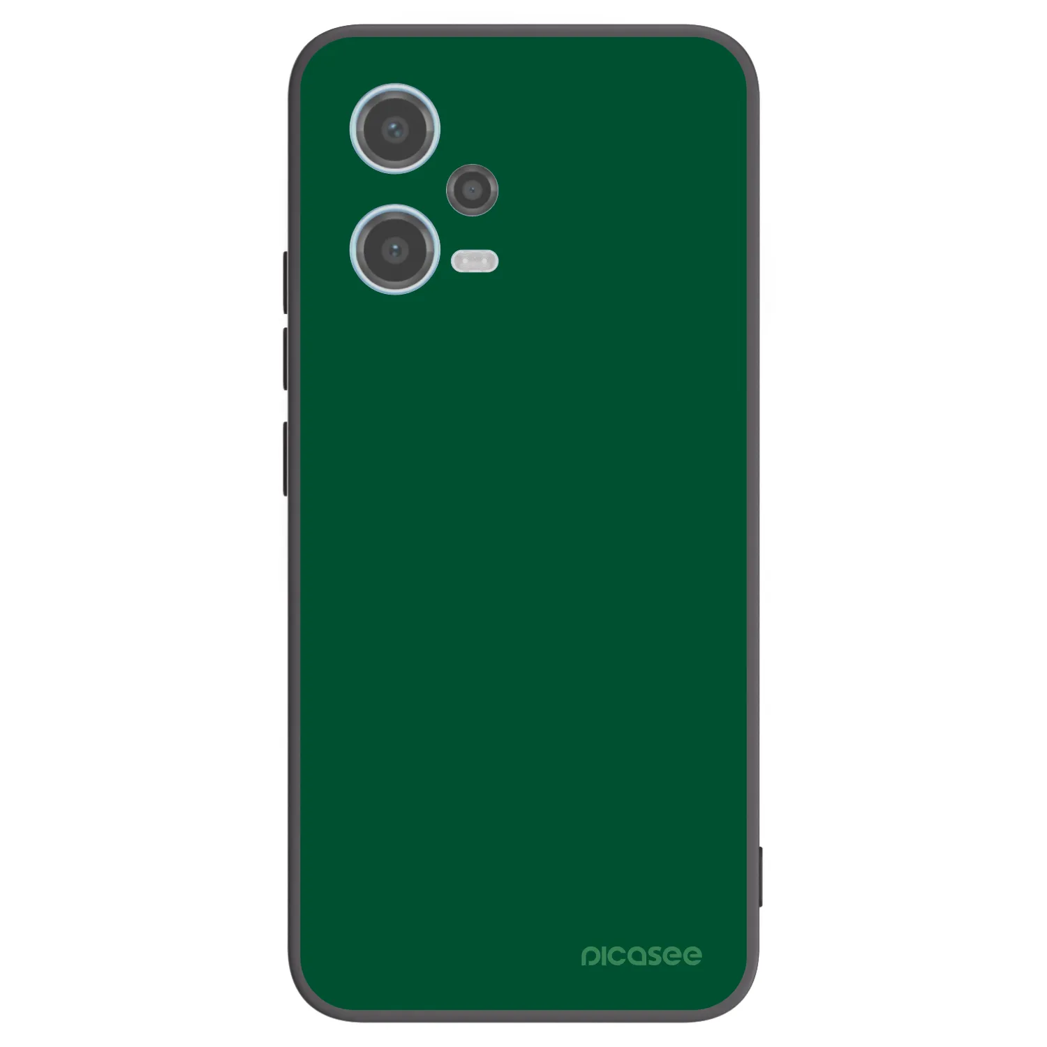 Picasee silikónový čierny obal pre Xiaomi Redmi Note 12 5G - Green Gleam
